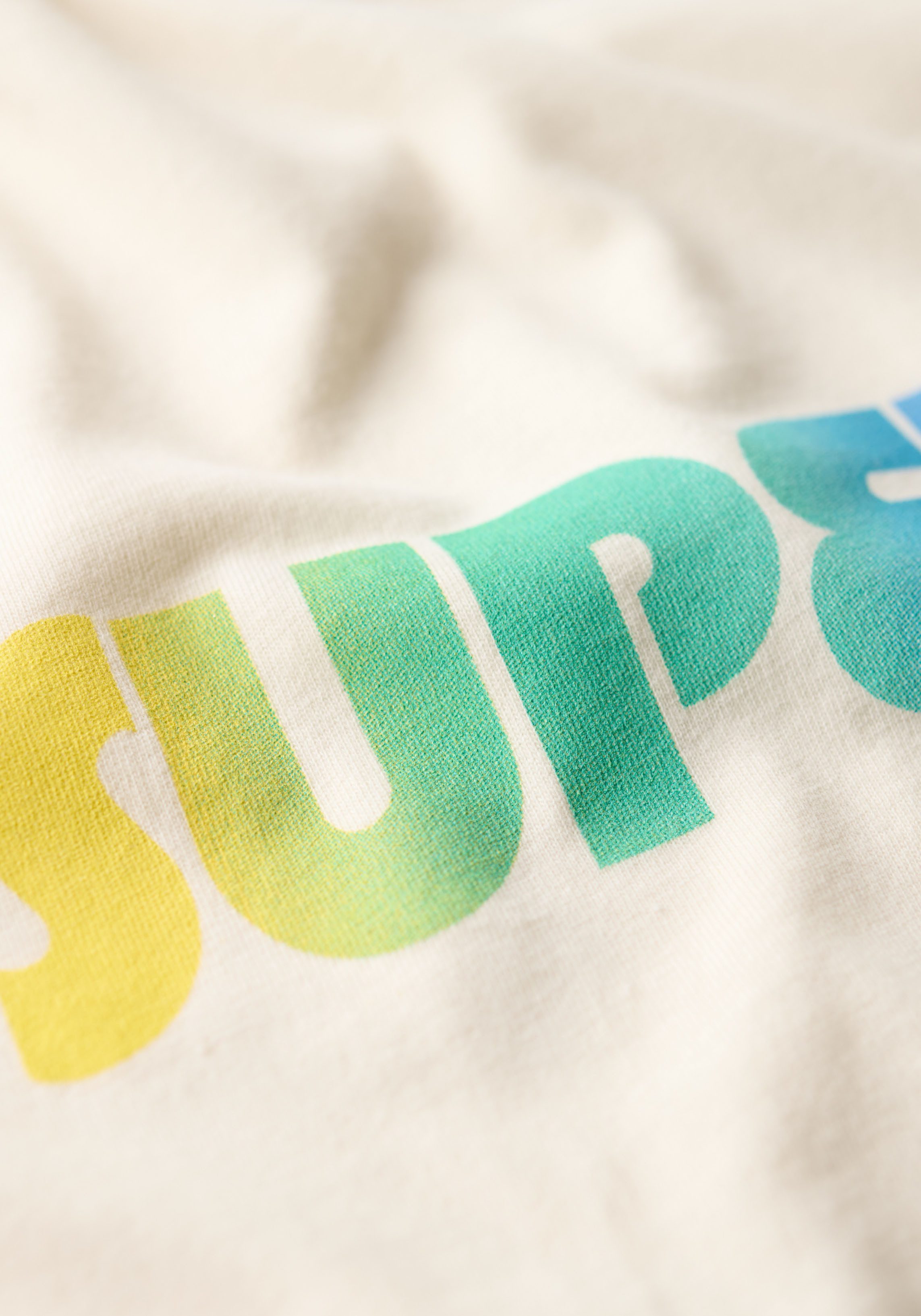 Superdry Shirt met korte mouwen RAINBOW LOGO RELAXED T SHIRT