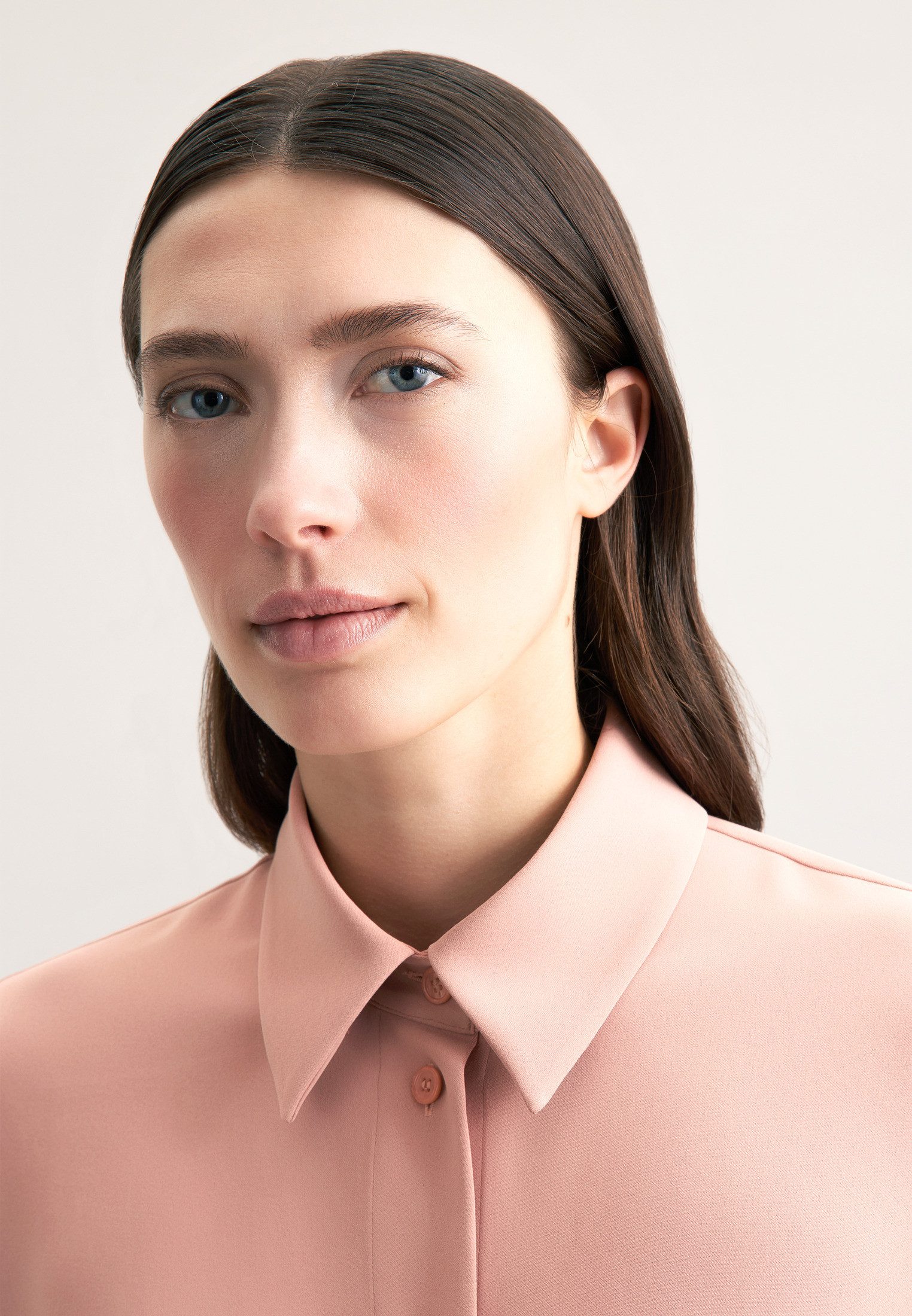 seidensticker Lange blouse Zwarte roos