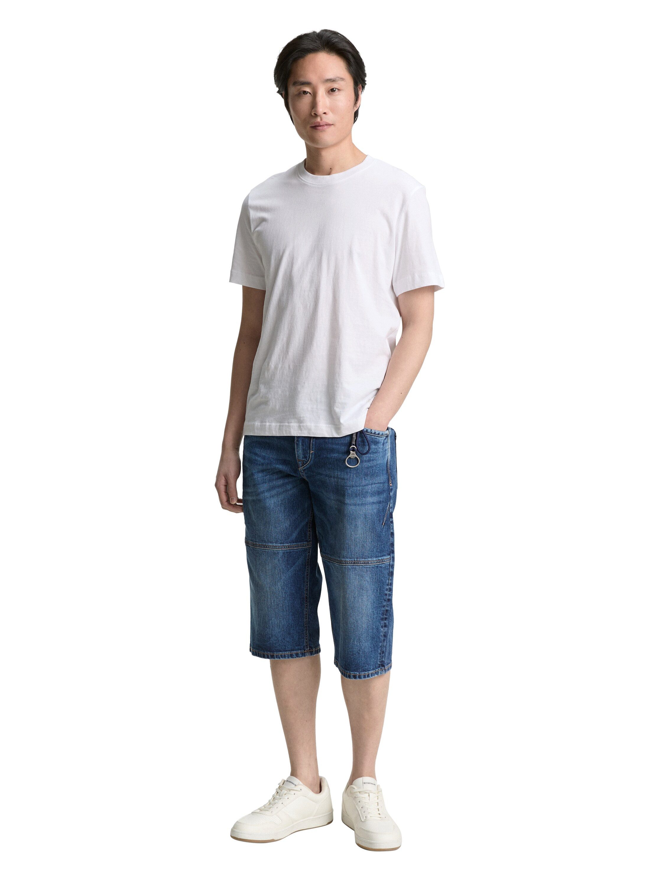 Tom Tailor Jeansshort in 5-pocketsstijl