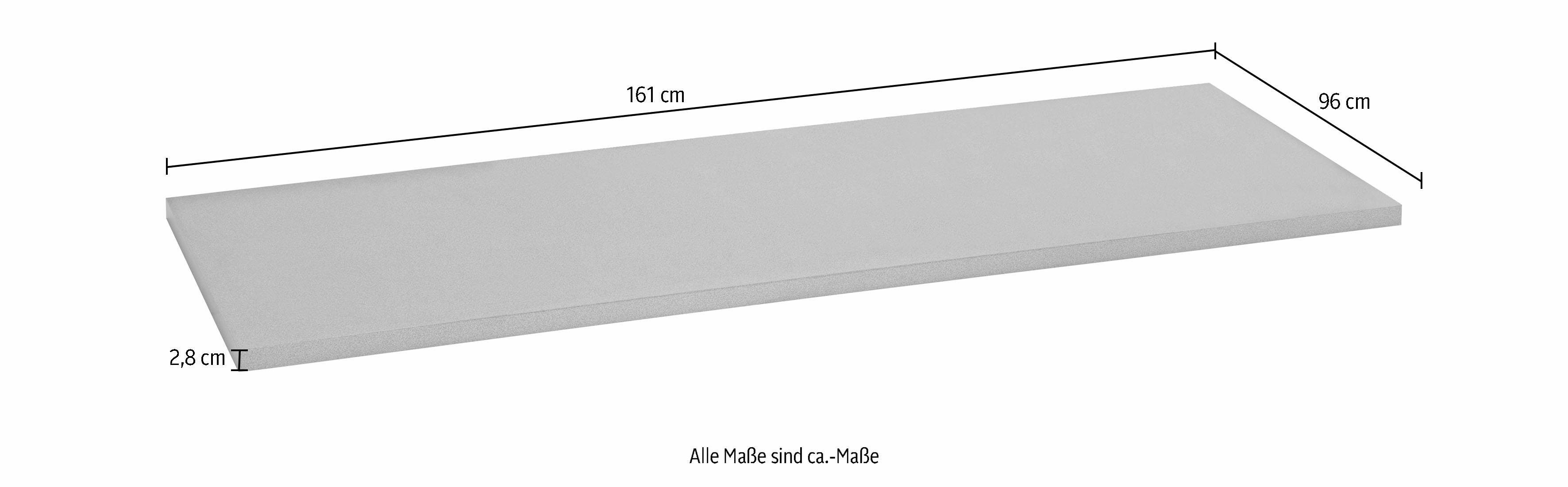 wiho Küchen Werkblad Ela voor kookeiland ela, breedte 161 cm