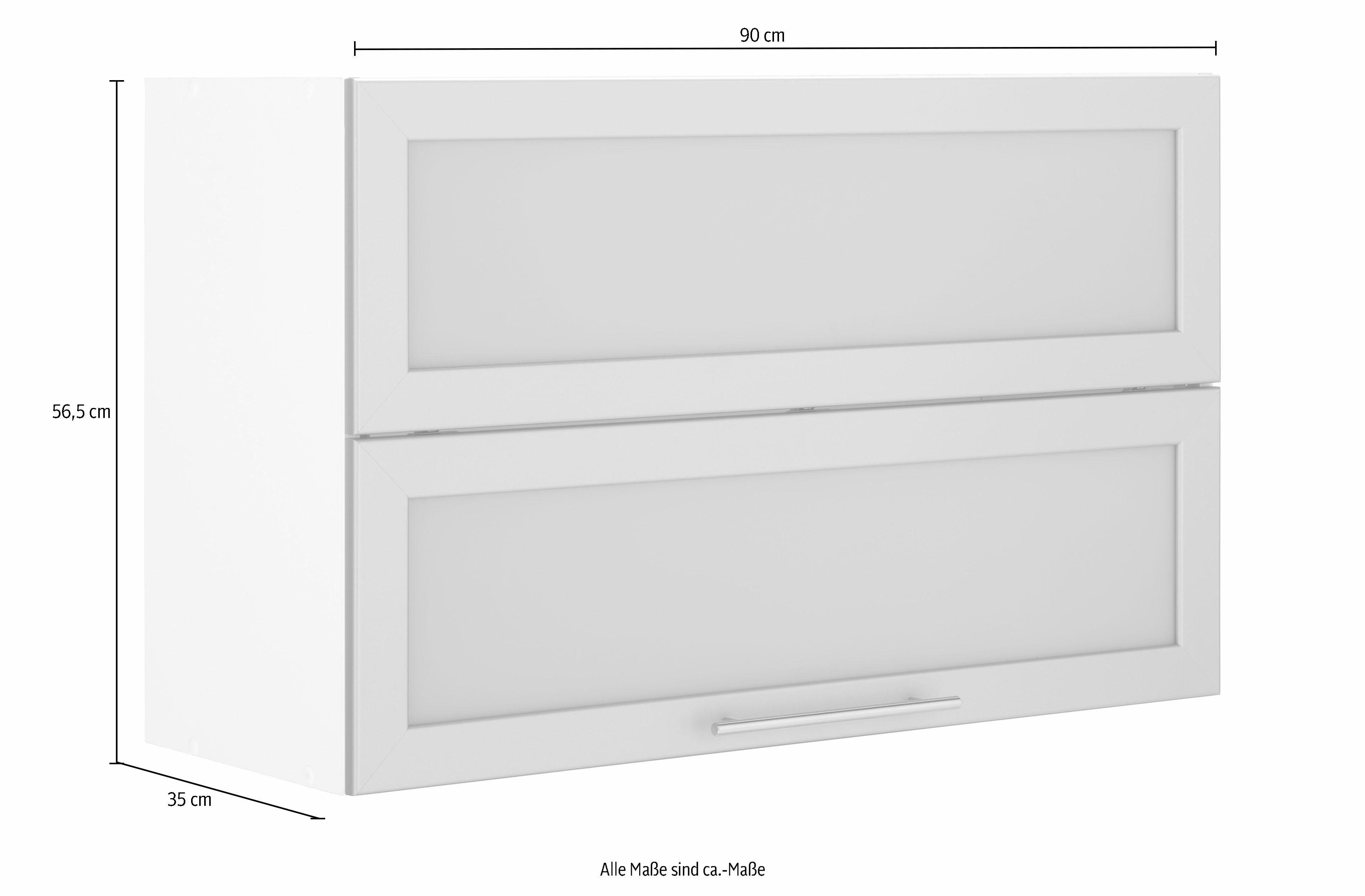 wiho Küchen Hangend kastje met vouwklep Ela Breedte 90-130 cm