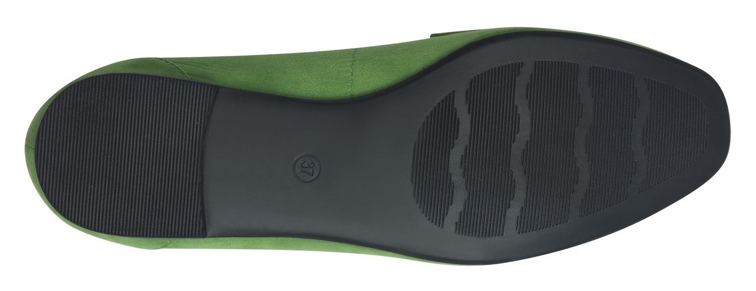 Marco Tozzi Instappers , blokhak, loafer, businessschoen met siergesp