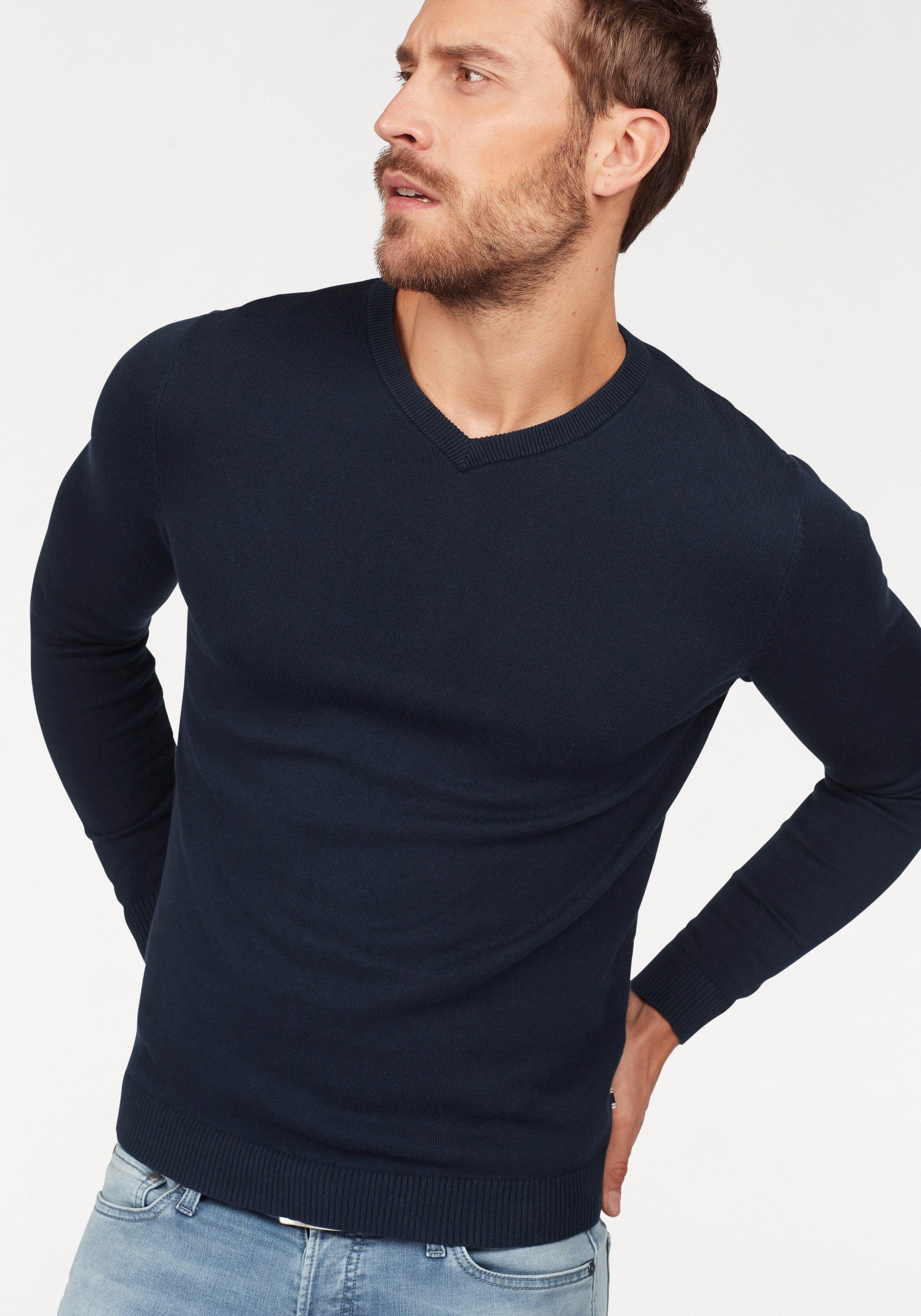 Jack & Jones Trui met V-hals JJEBASIC KNIT V-NECK