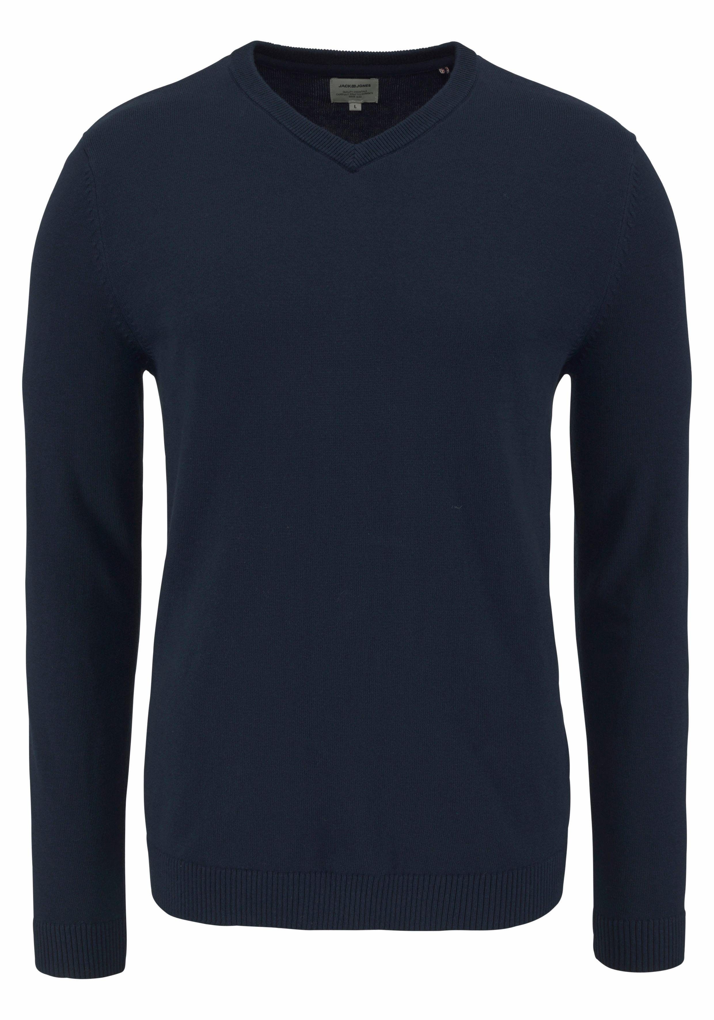 Jack & Jones Trui met V-hals JJEBASIC KNIT V-NECK