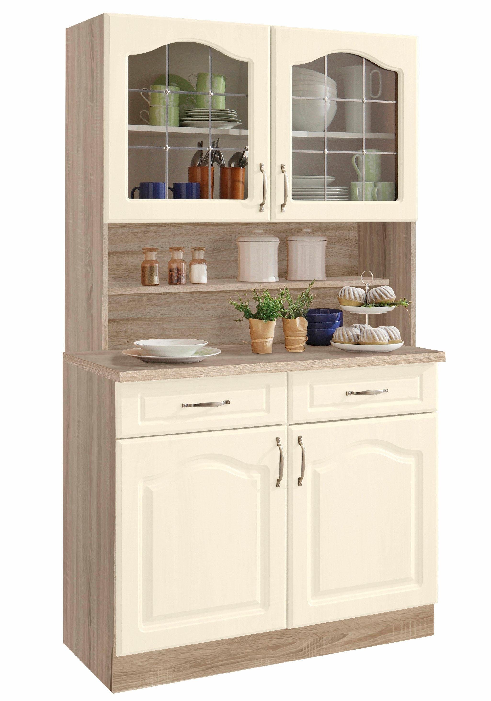 wiho Küchen Keukenbuffet Linz 100 cm breed, in landhuisstijl