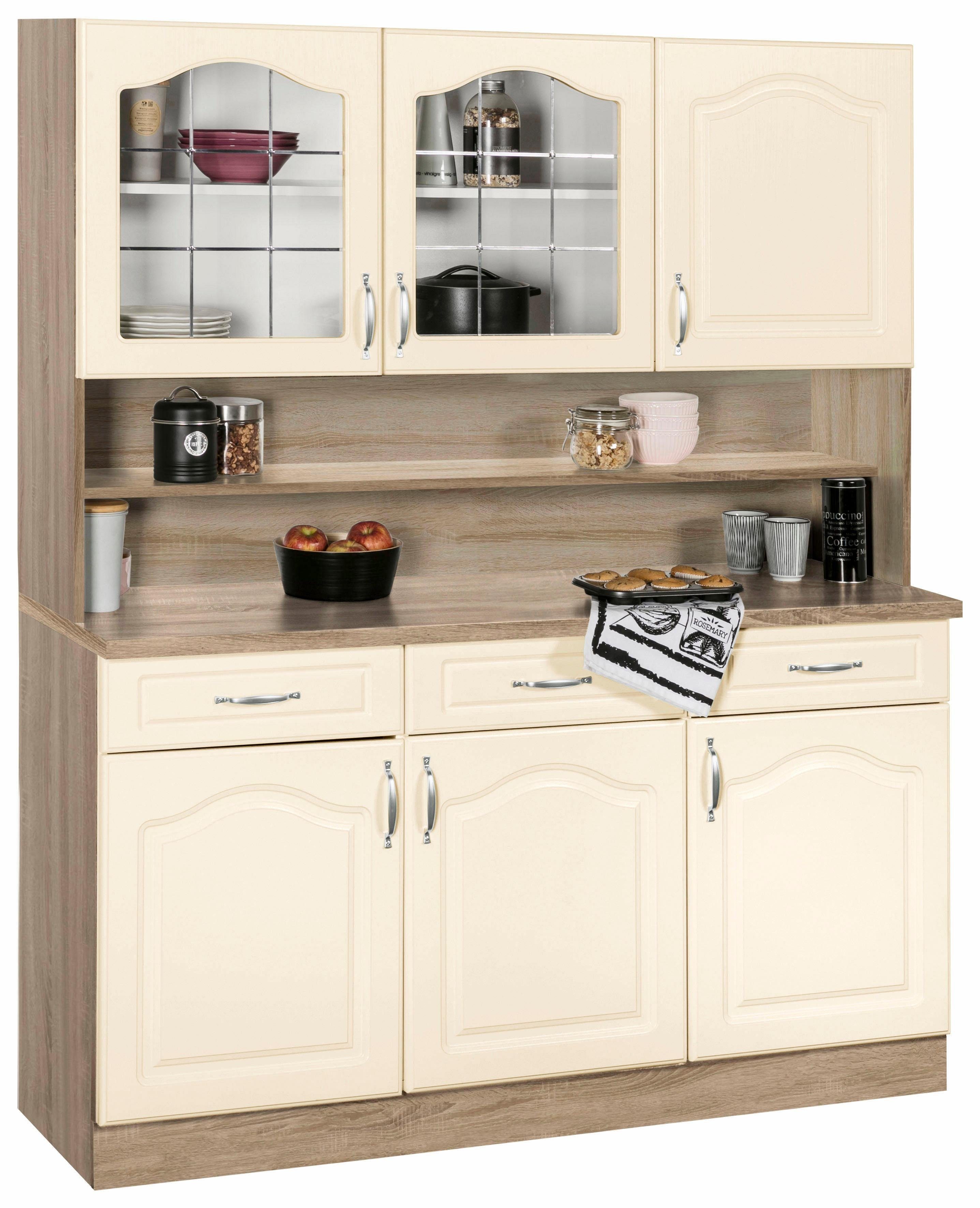 wiho Küchen Keukenbuffet Linz 150 cm breed, in landhuisstijl