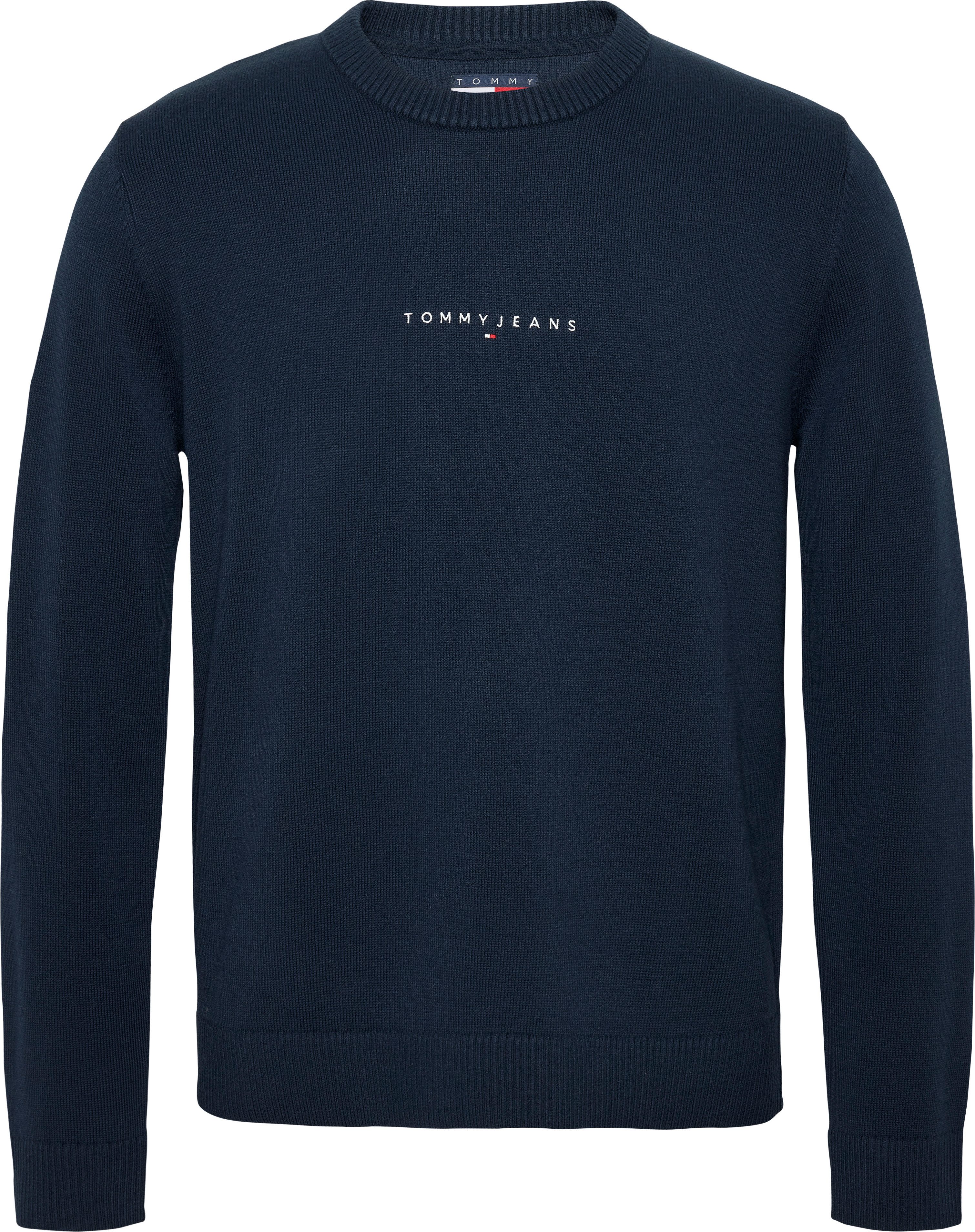TOMMY JEANS Gebreide trui TJM LINEAR SMALL CHEST SWEATER