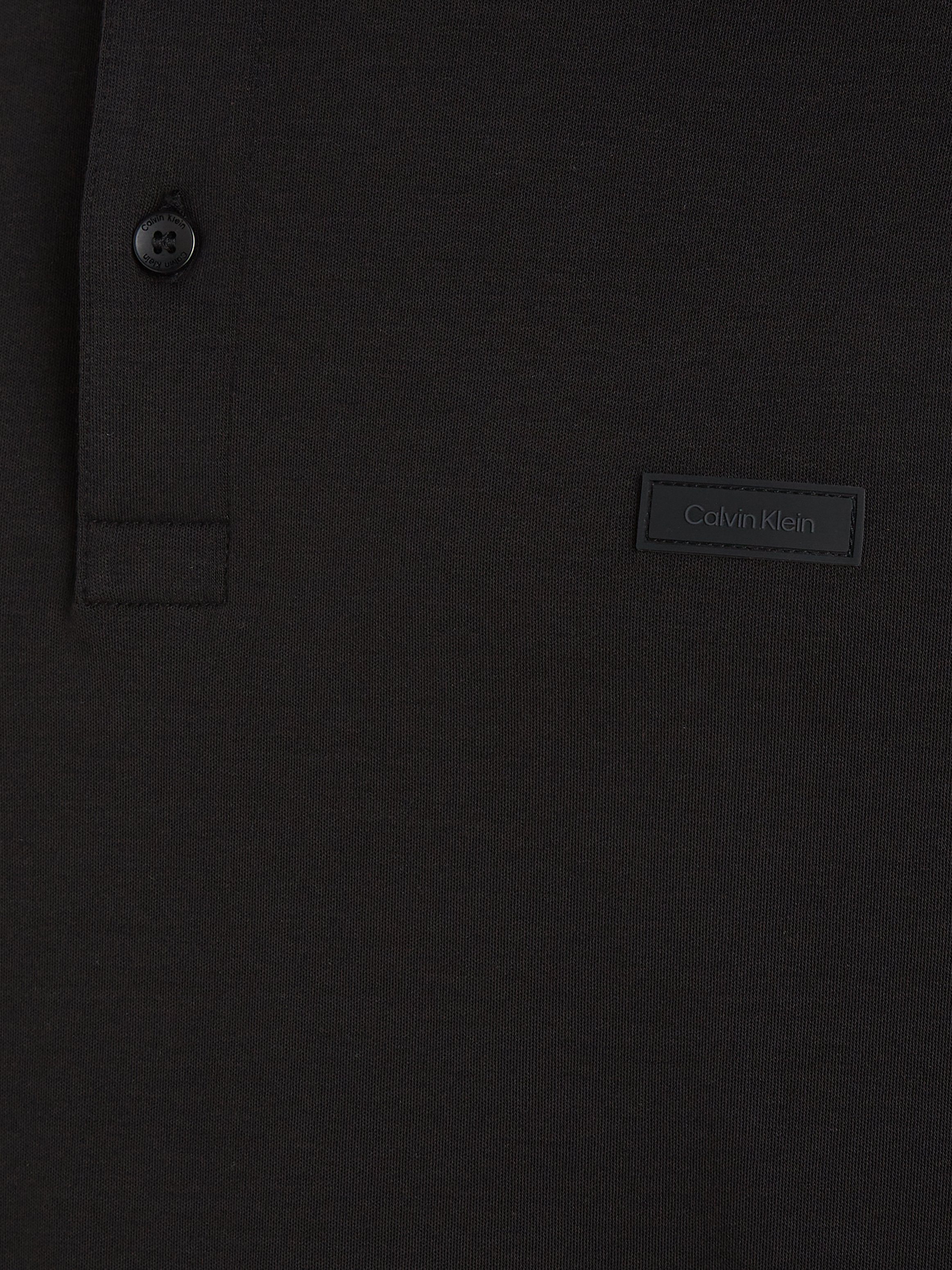 Calvin Klein Poloshirt SMOOTH COTTON SLIM LS POLO
