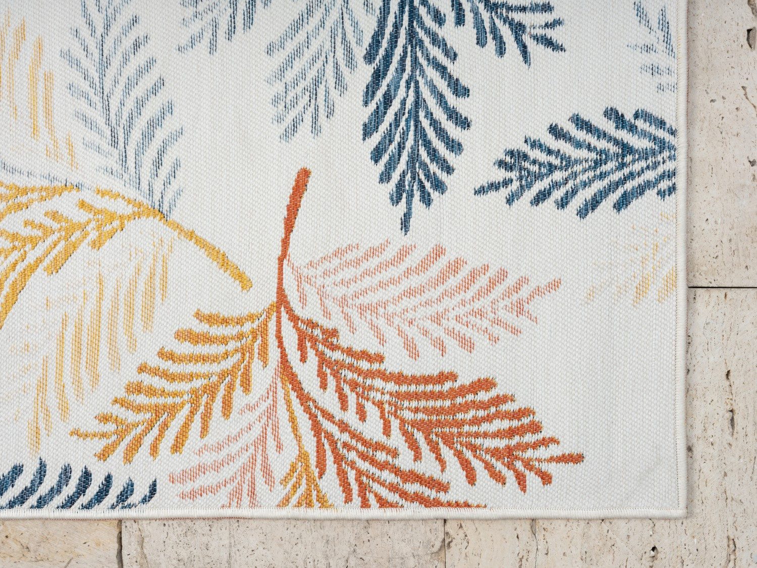 Myflair Möbel & Accessoires Vloerkleed Johanna voorraadopruiming Omkeerbaar tapijt, bladerenmotief, geschikt voor buiten, balkon, terras