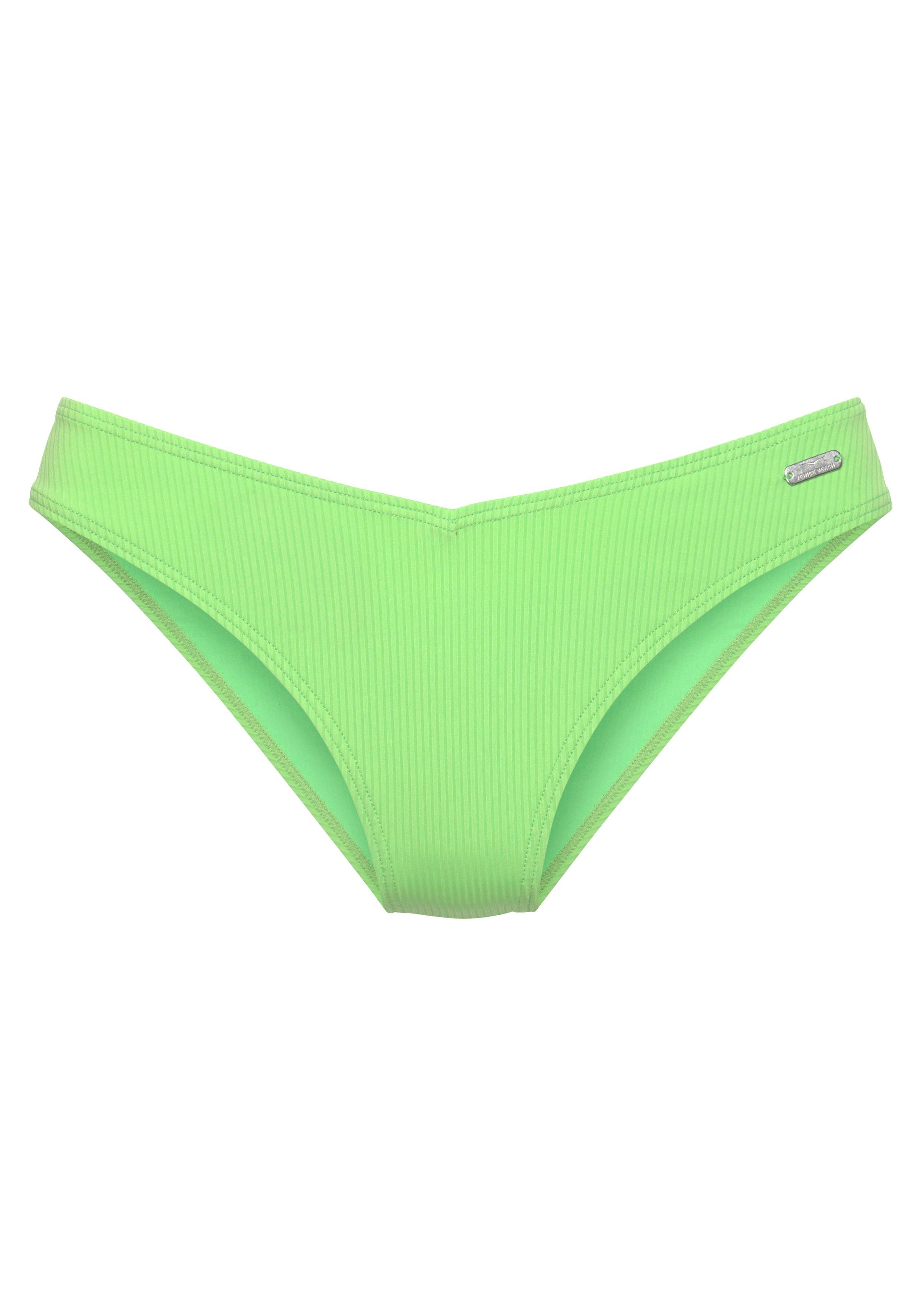 Venice Beach Bikinibroekje Lucky van geribbelde structuurstof