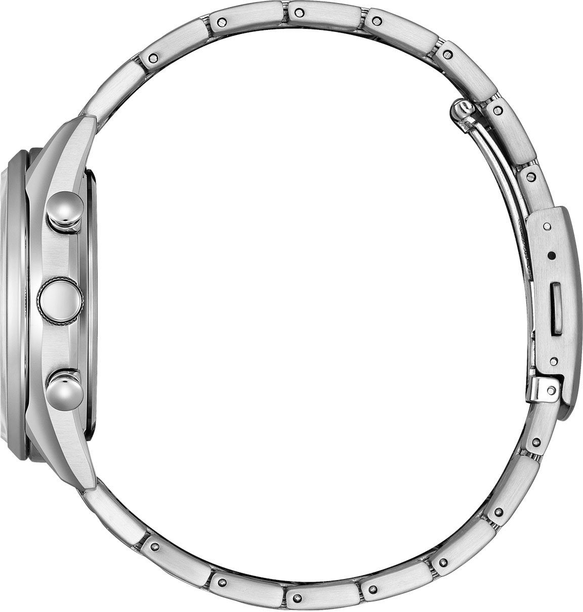 Citizen Chronograaf Polshorloge, herenhorloge, solar, stopwatchfunctie, roestvrijstalen band