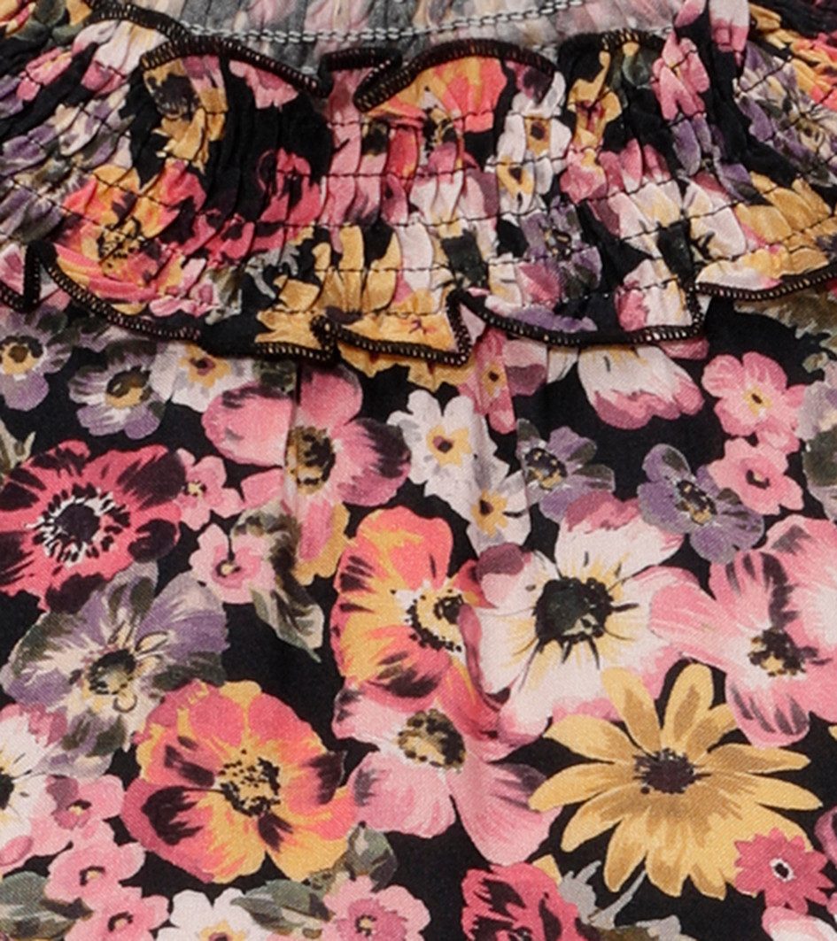 Aniston CASUAL Blouse zonder sluiting met romantische, kleurrijke bloemen bedrukt