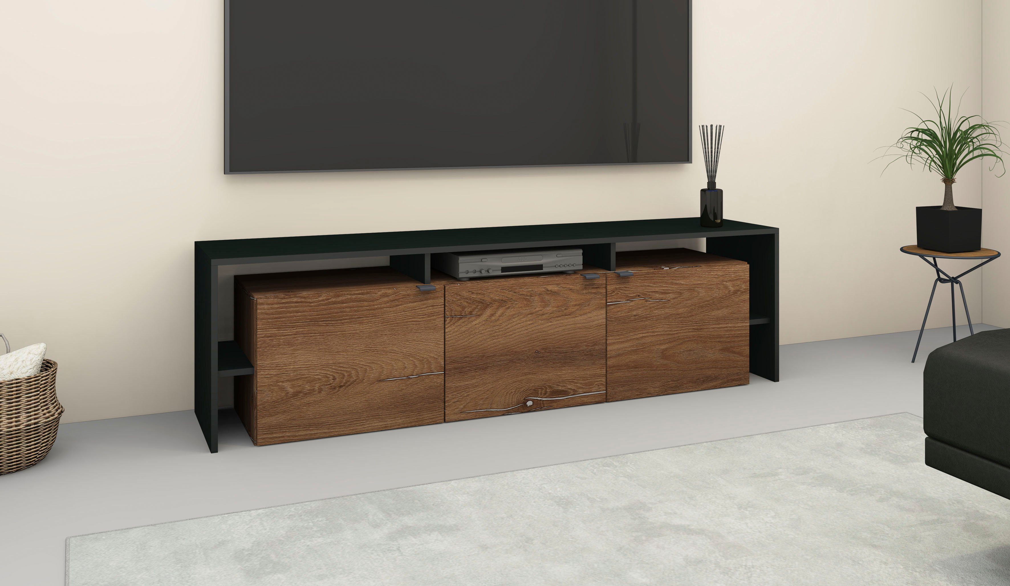 borchardt Möbel Tv-kast Sophia Breedte 159 cm, met opbouw