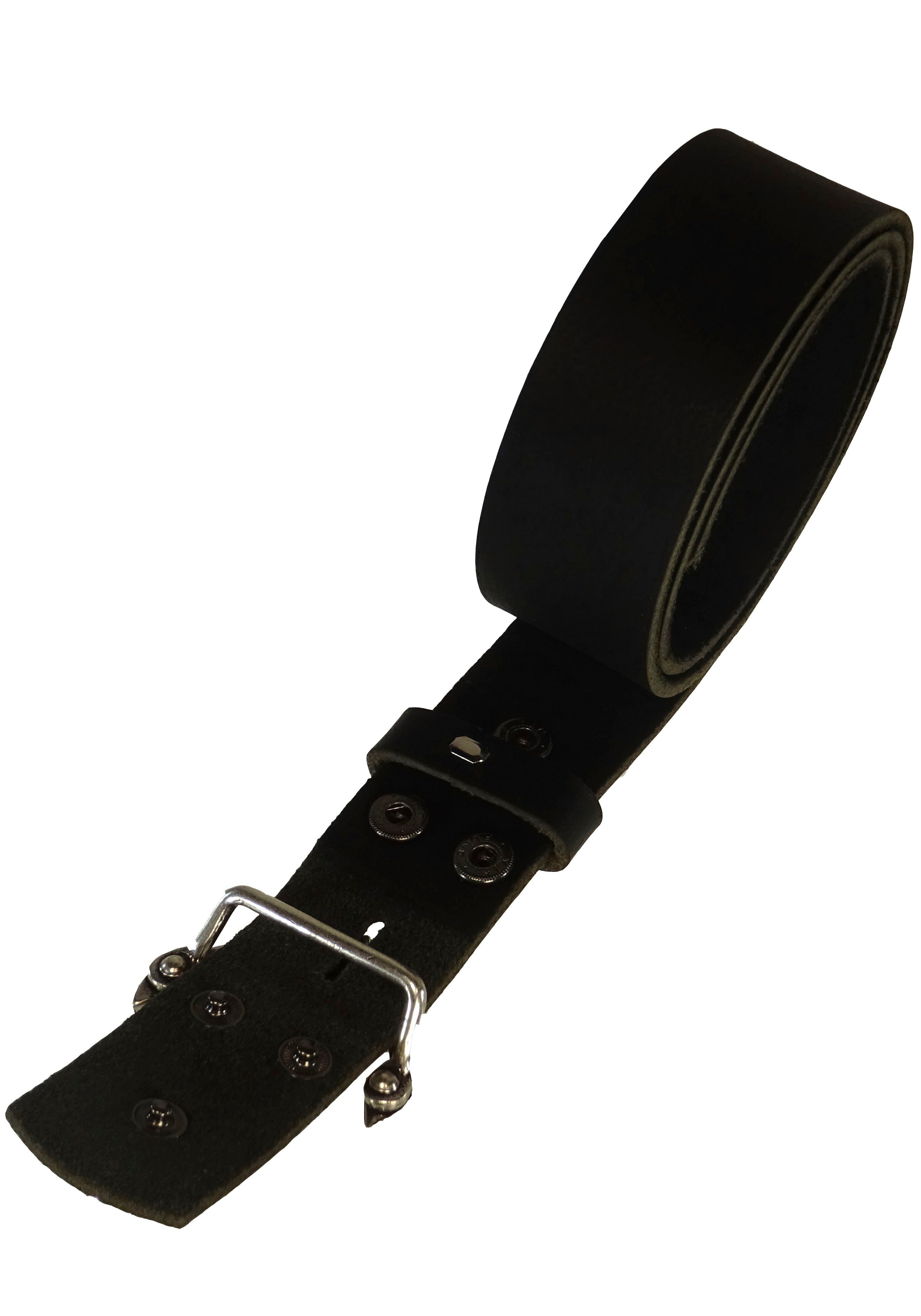 RETTUNGSRING by showroom 019° Leren riem met verwisselbare sluiting "anker so19°", 4cm