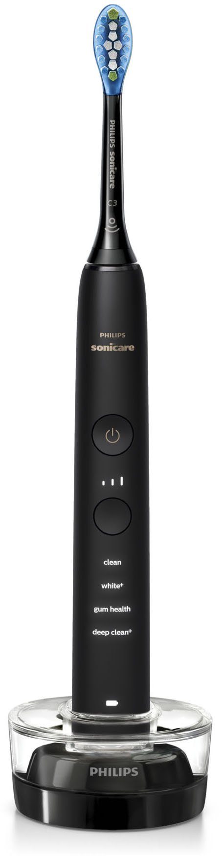 Philips Sonicare Elektrische tandenborstel DiamondClean 9000 HX9914 DiamondClean Premium ultrasone tandenborstel, set van 2 inclusief oplaadglas
