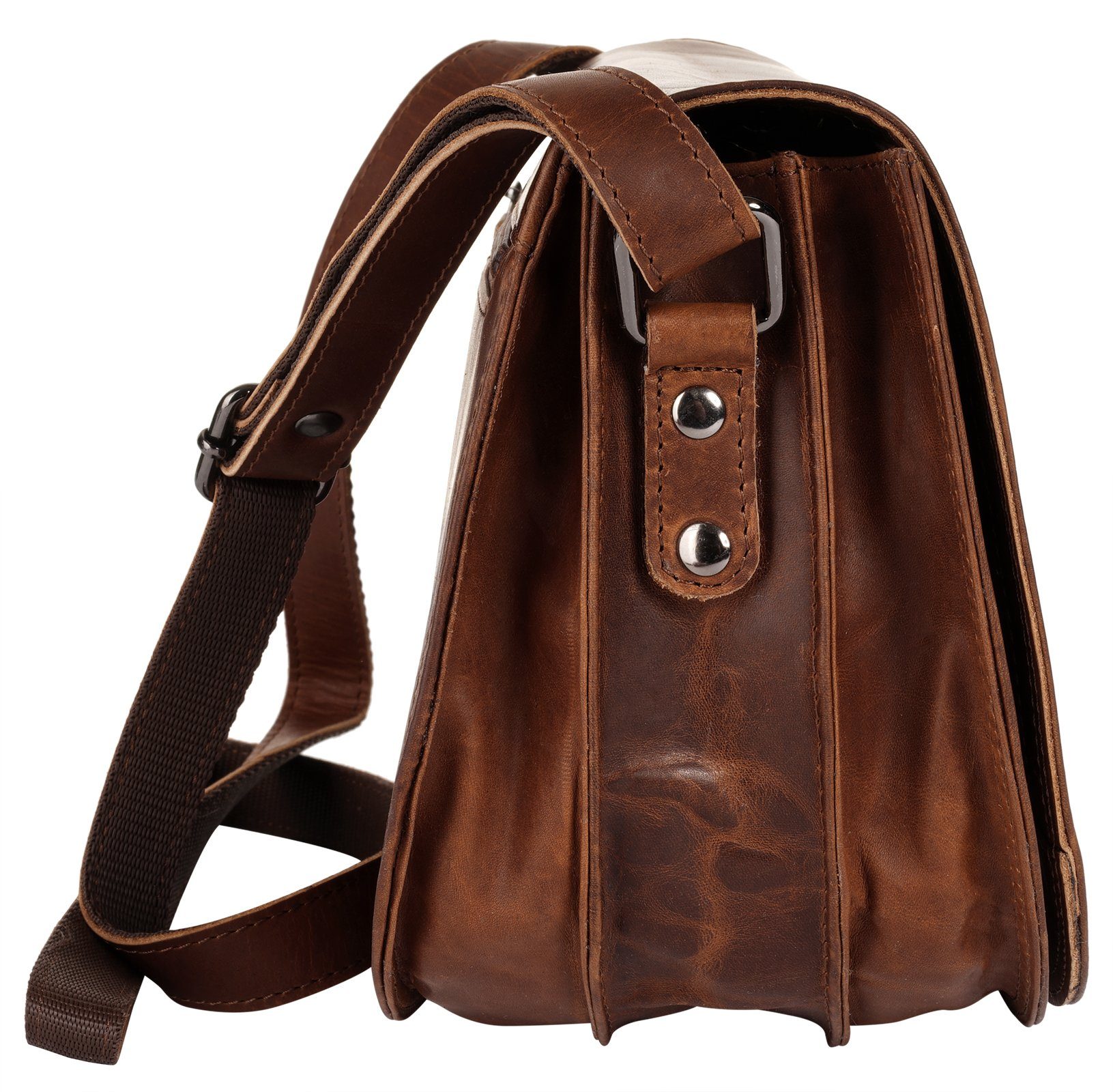 Cluty Schoudertas echt leder