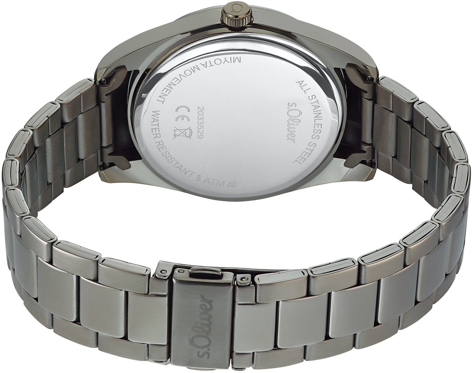 s.Oliver Kwartshorloge 2033529 Horloge, herenhorloge, datum