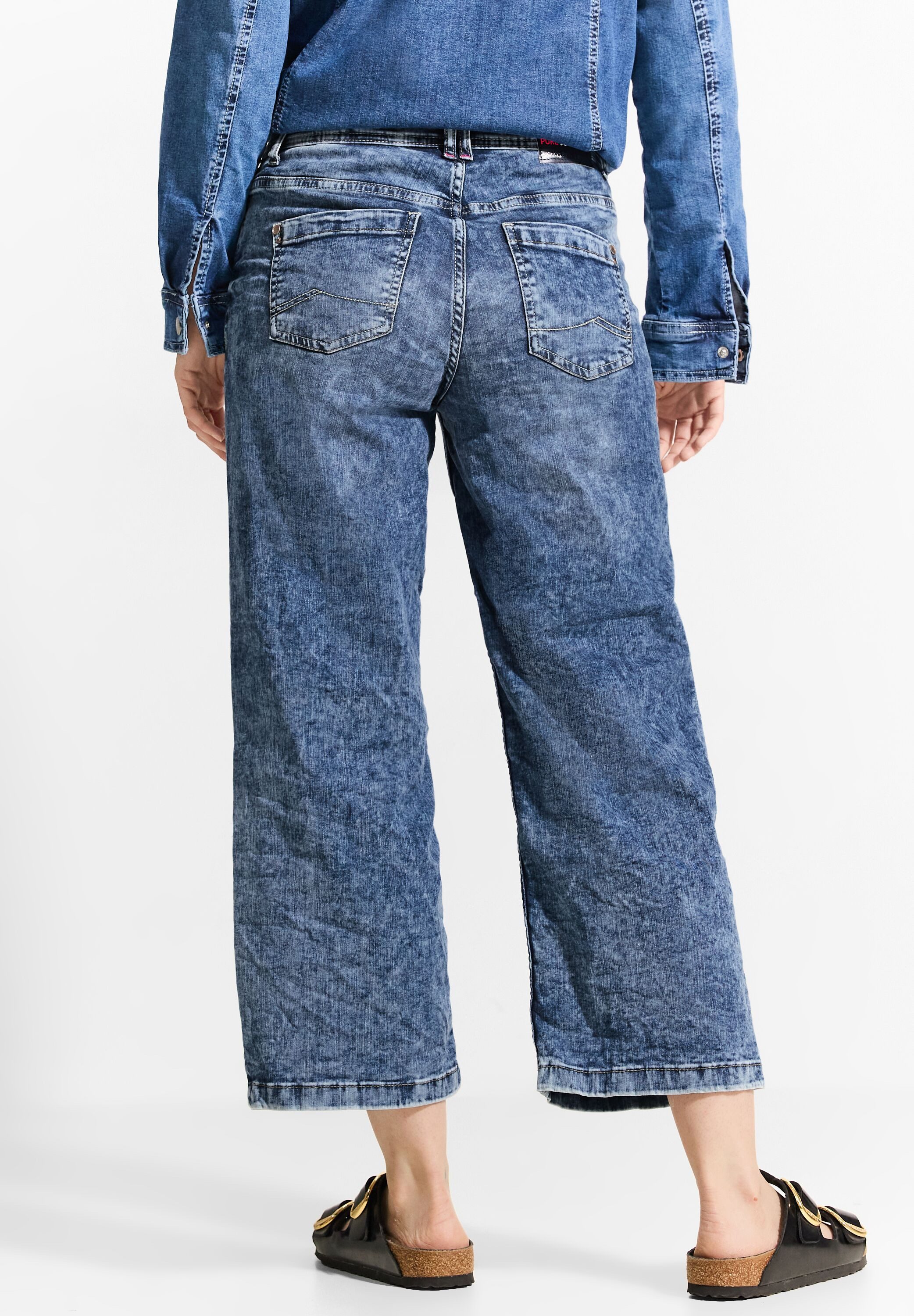Cecil Loose fit jeans Style Neele in five-pocketsstijl
