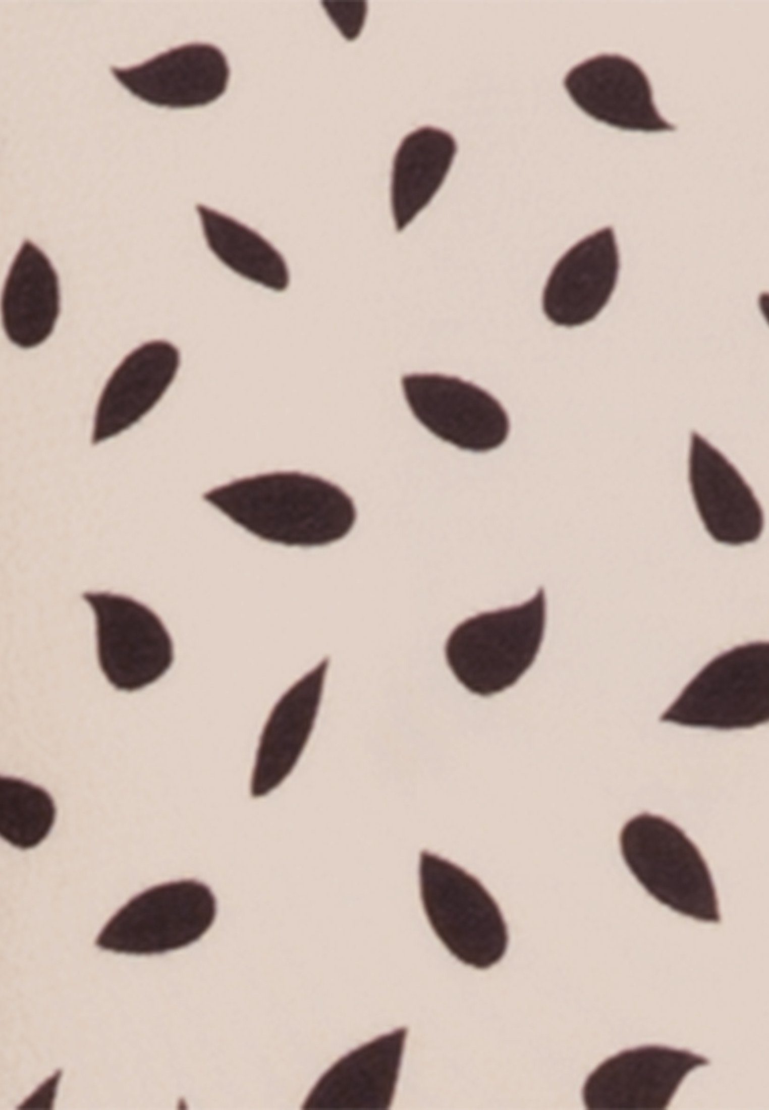 seidensticker Klassieke blouse Zwarte roos Lange mouwen ronde hals print