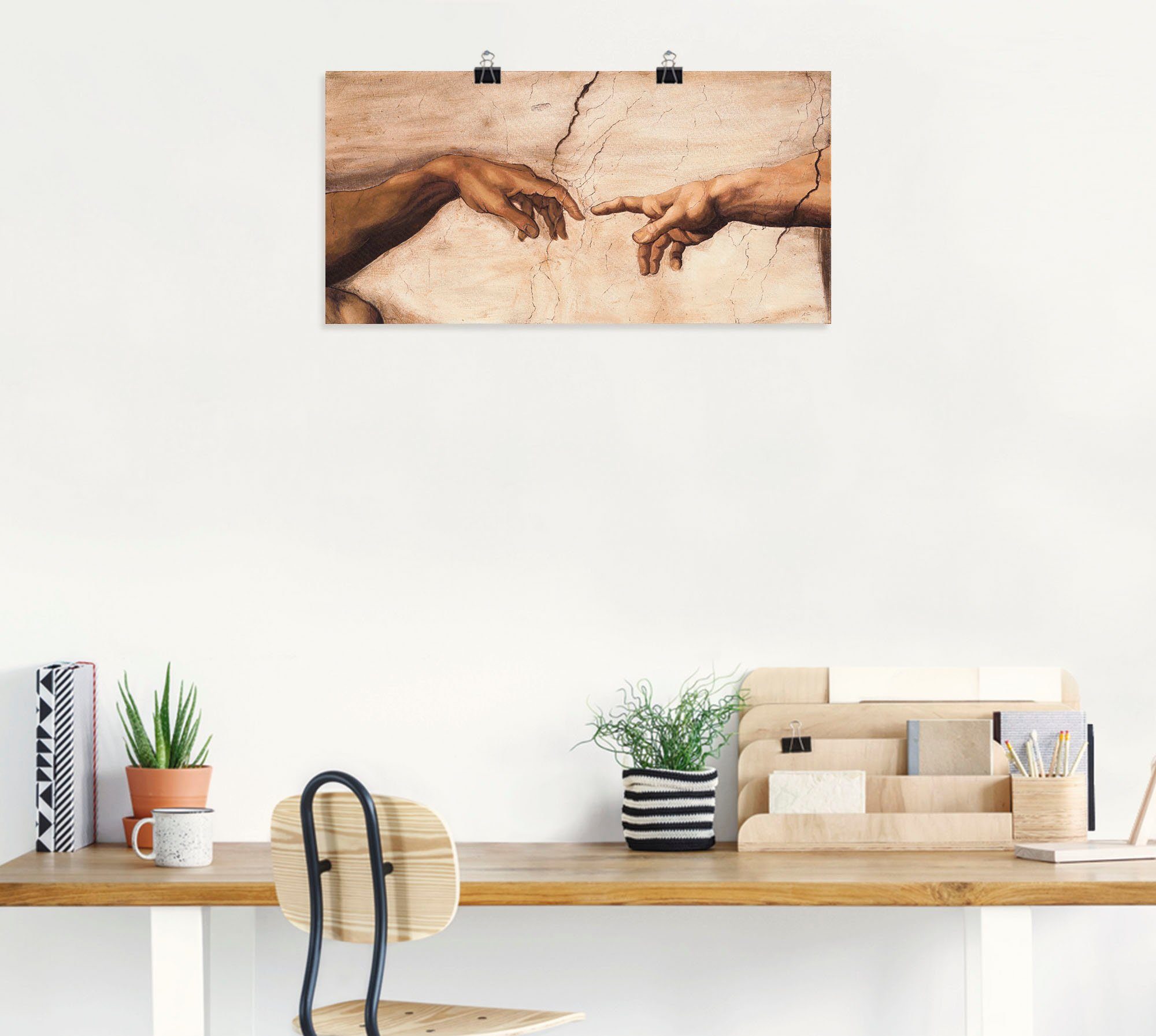 Artland Artprint Handen als artprint van aluminium, artprint voor buiten, artprint op linnen, poster, muursticker
