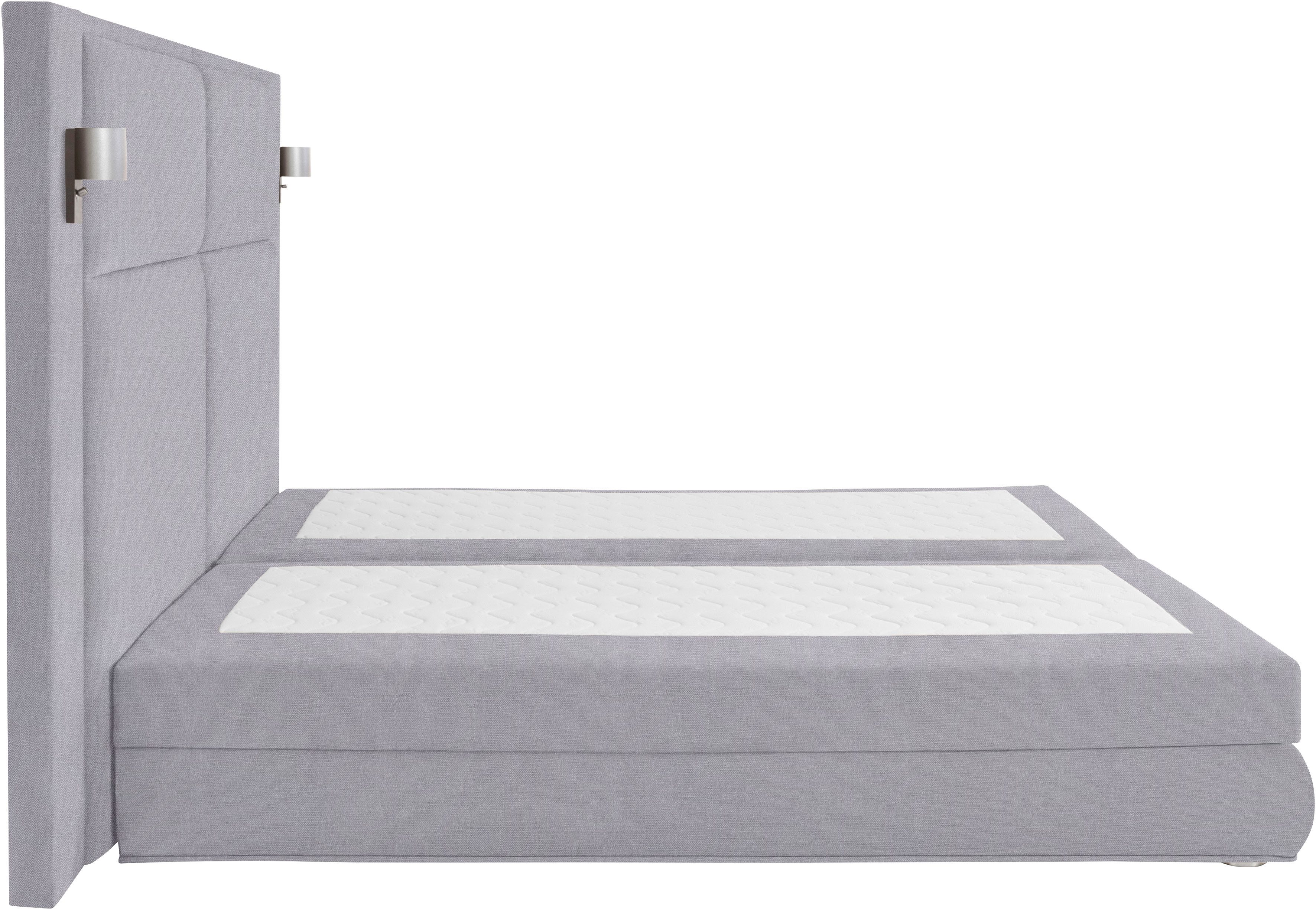 COLLECTION AB Boxspring Copenhagen inclusief bedkist, topmatras, naar keuze met ledverlichting