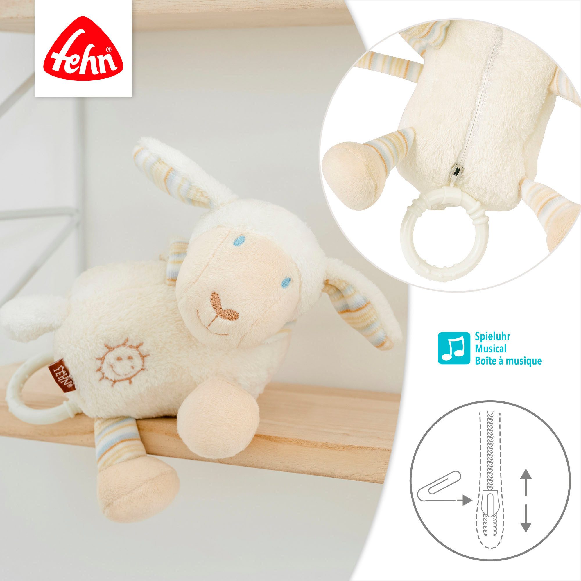 Fehn Speeldoosje BabyLOVE, schaap