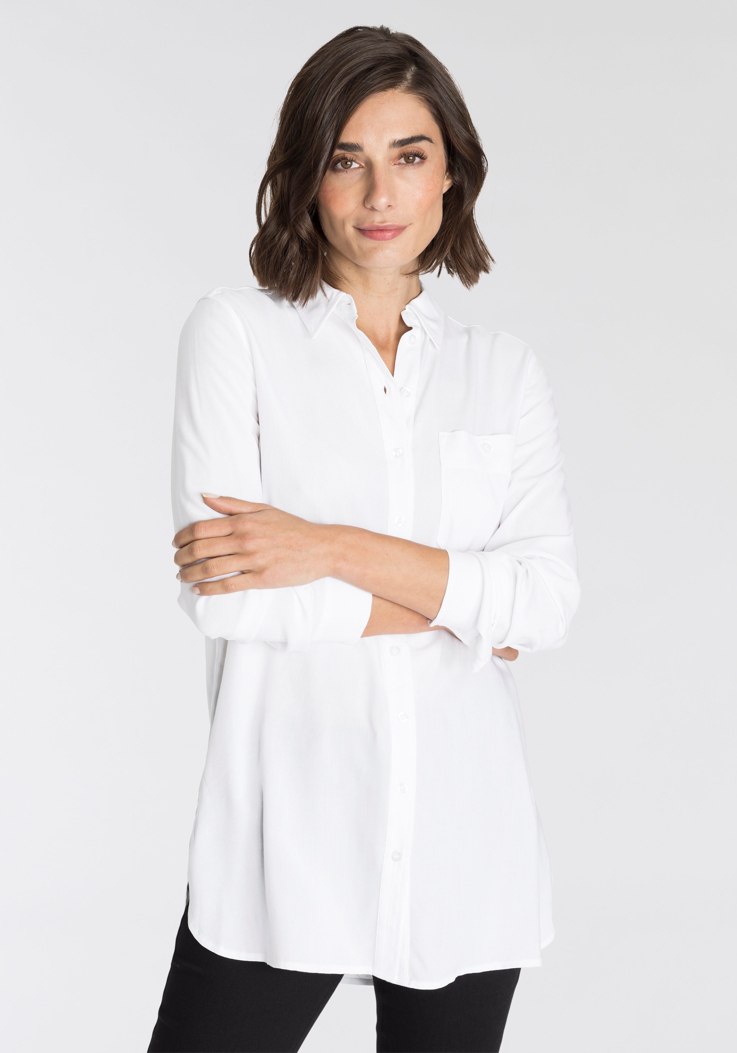 OTTO products Lange blouse van zachte lenzing™ ecovero™ viscose