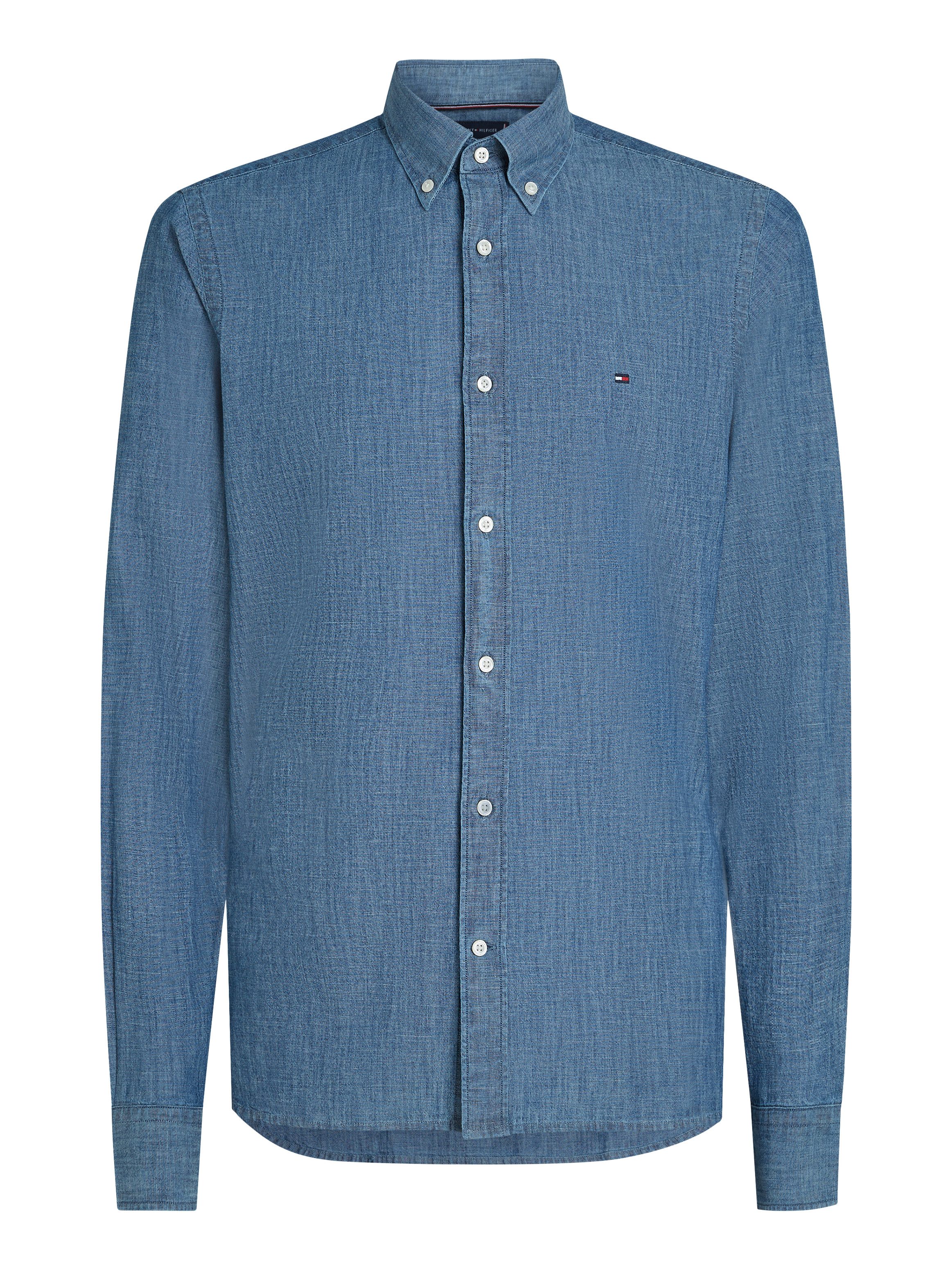 Tommy Hilfiger Overhemd met lange mouwen CHAMBRAY SOLID RF SHIRT