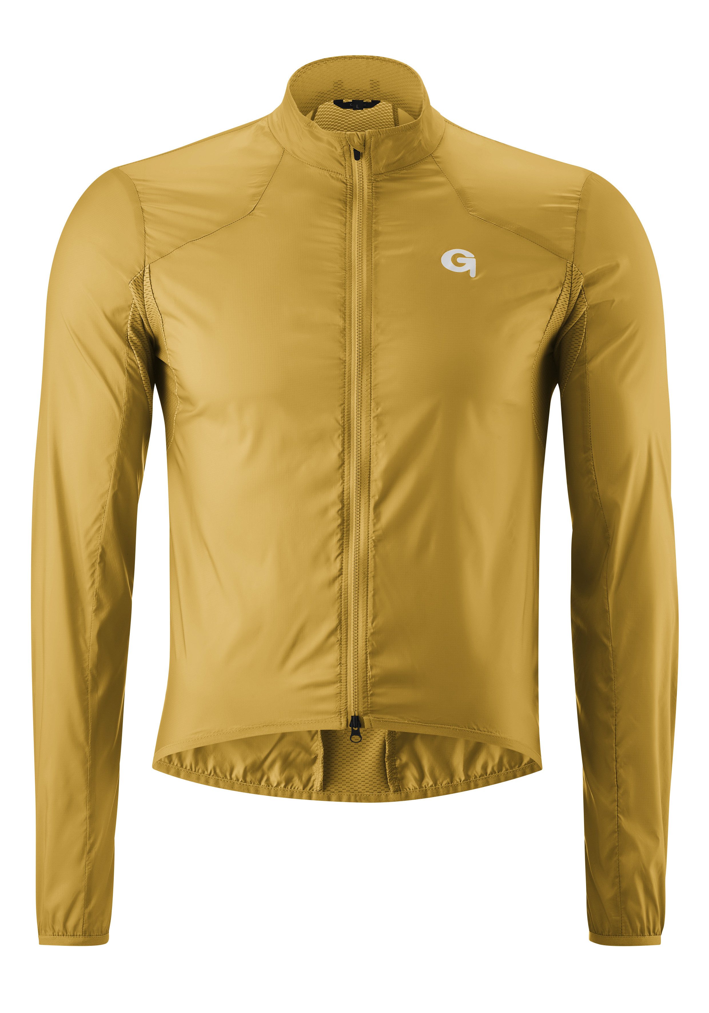 Gonso Fietsjack Road Jacket Wind M Heren fietsjack, ademende racefiets-windjack, functionele jas heren jassen maat S geel
