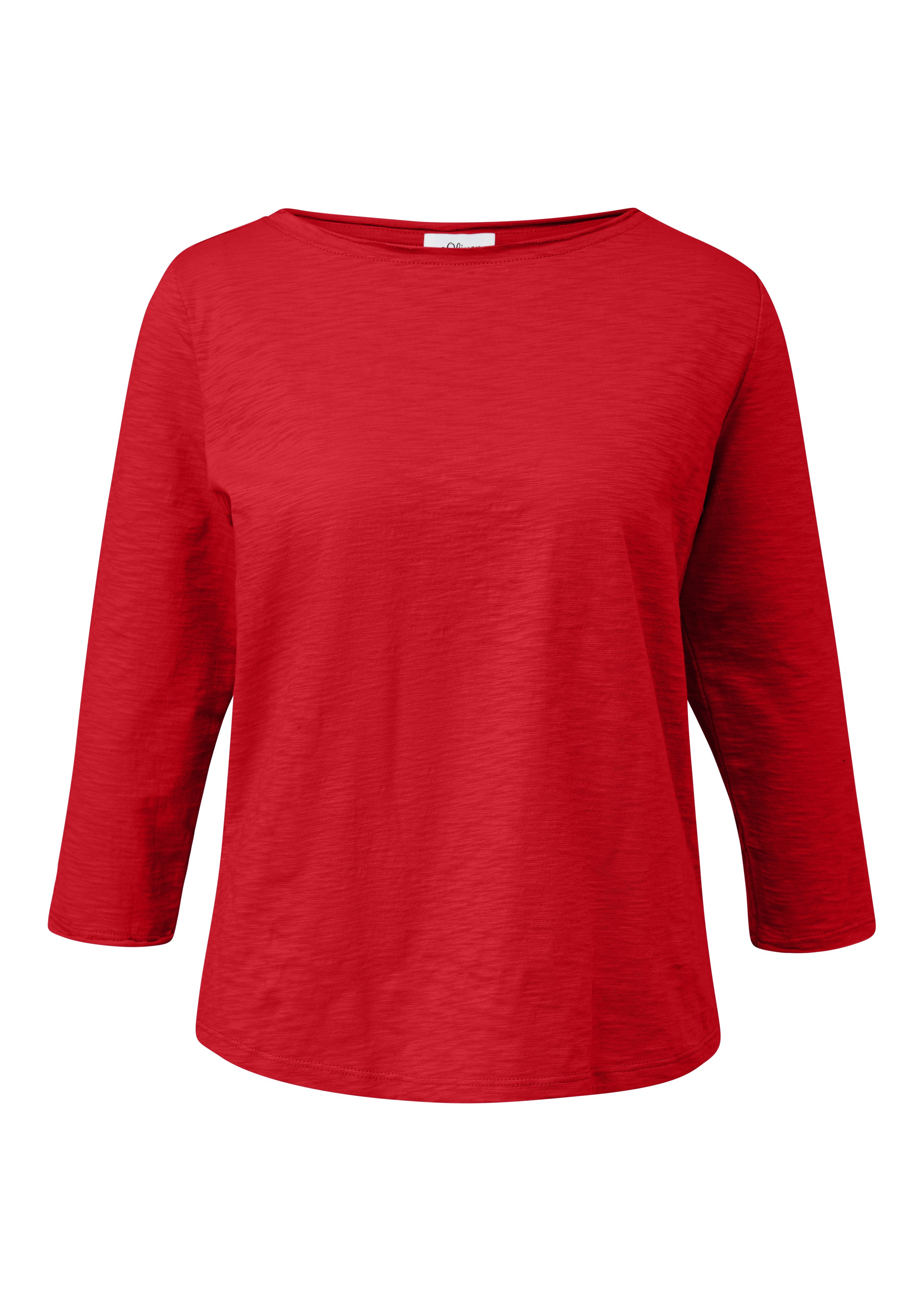 s.Oliver Shirt met lange mouwen van flammégaren