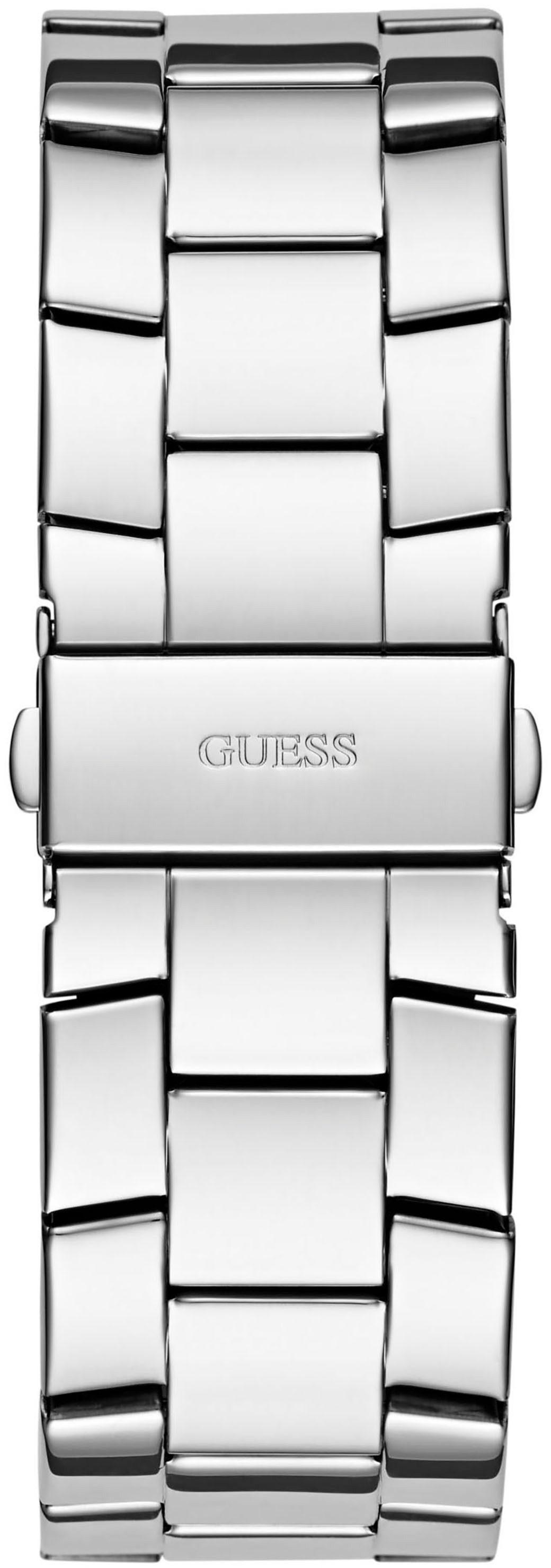 Guess Multifunctioneel horloge Majestic Quartzhorloge, horloge, heren, datum, 12/24-uurs weergave, kristalstenen