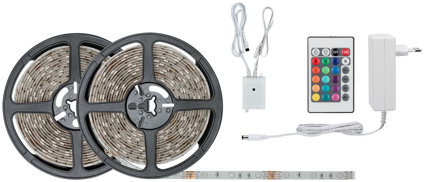 Paulmann Led-strip SimpLED 10m RGB kleurrijk dimbaar Set gecoat 28W (1 stuk)