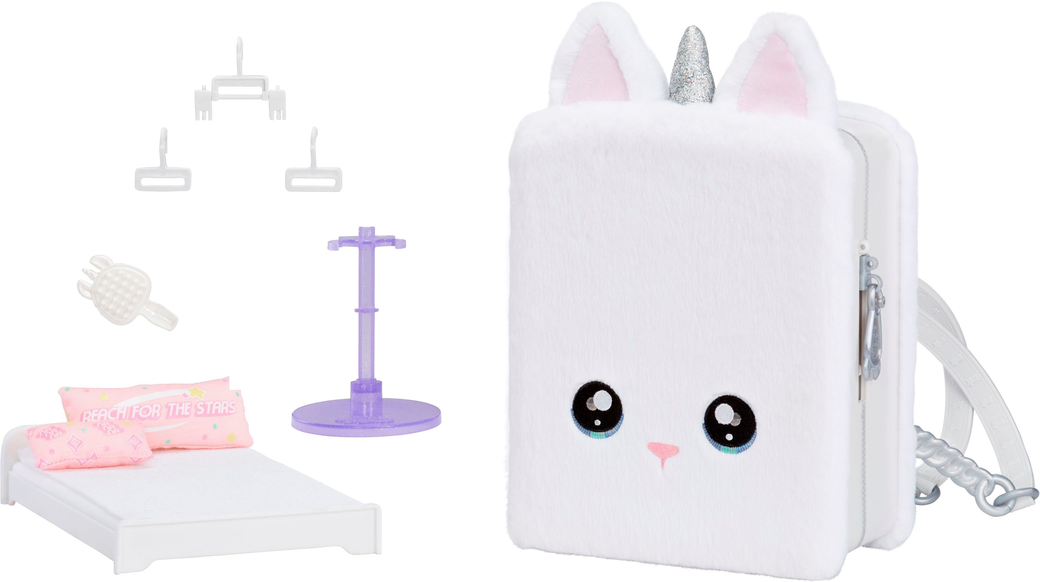 MGA Poppenmeubelen 3-in-1 Backpack Bedroom Unicorn - Whitney Sparkles