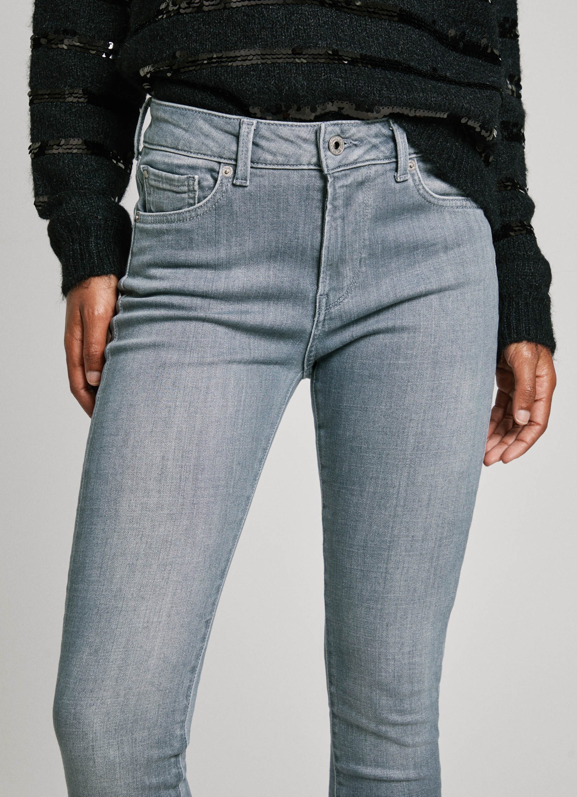 Pepe Jeans Skinny fit jeans SKINNY JEANS MW in verschillende wassingen