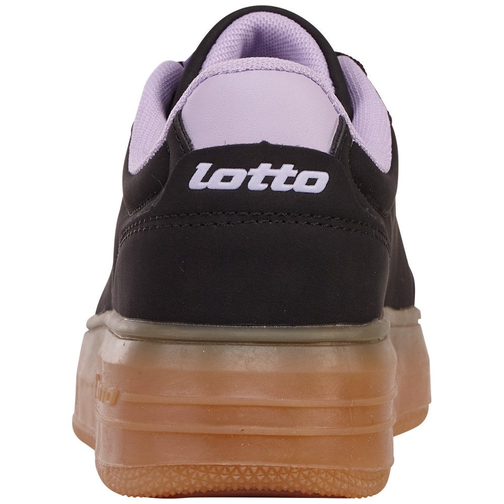 lotto Sneakers op honingkleurige plateau-sneakerzool