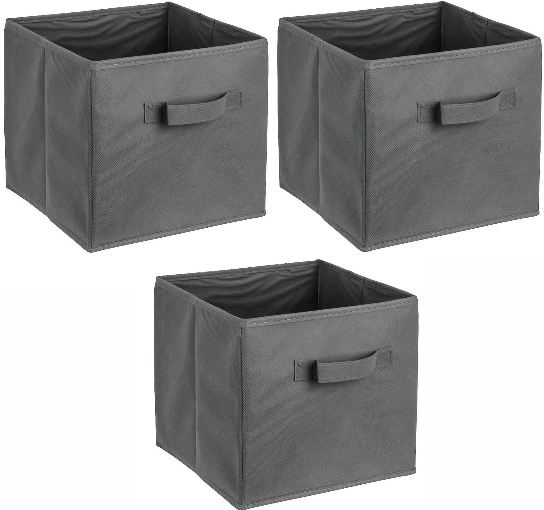 ADOB Opbergbox Vouwkratten Inclusief handgreep (set, 3 stuks)