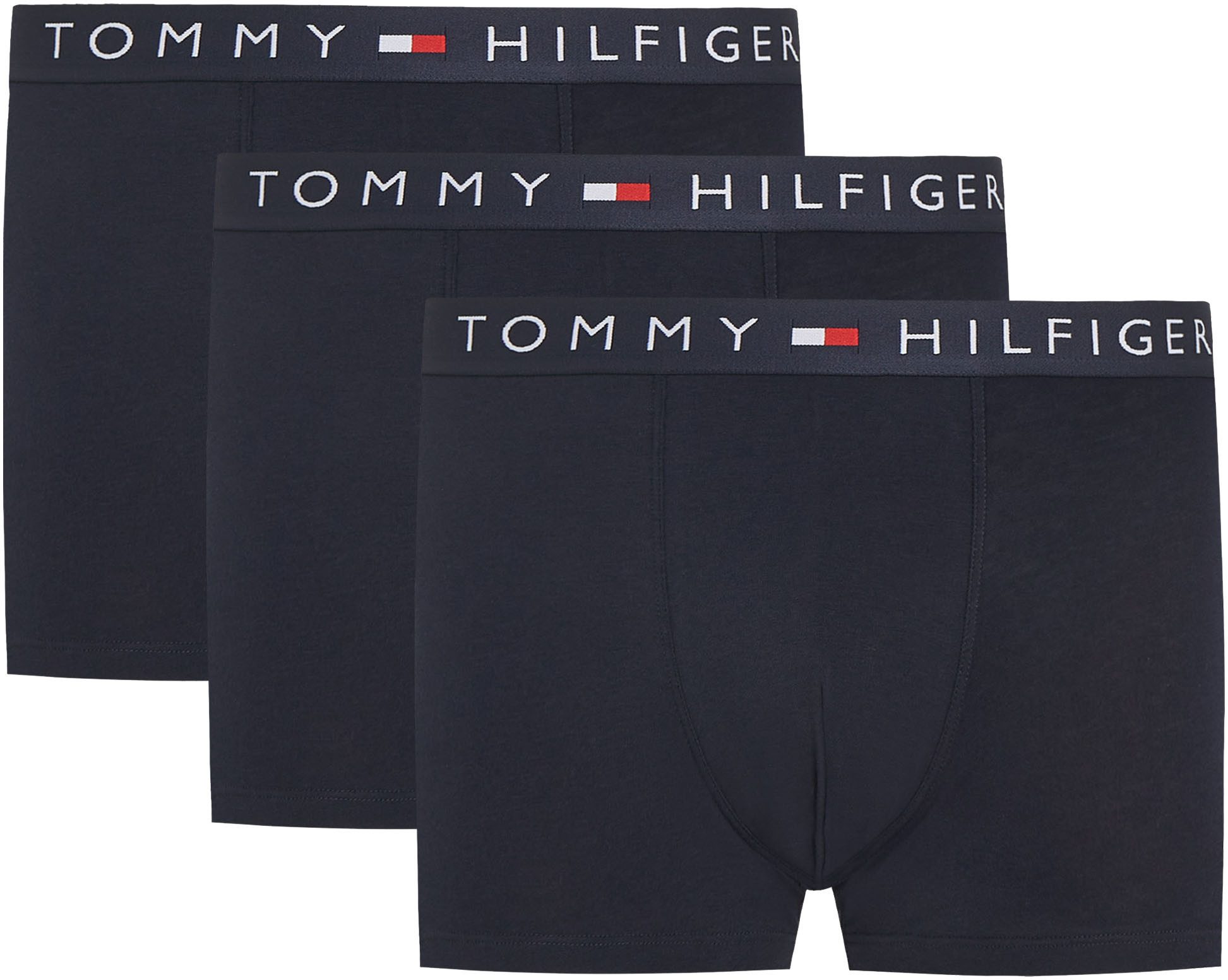 Tommy Hilfiger Boxershort met labeldetails in een set van 3 stuks