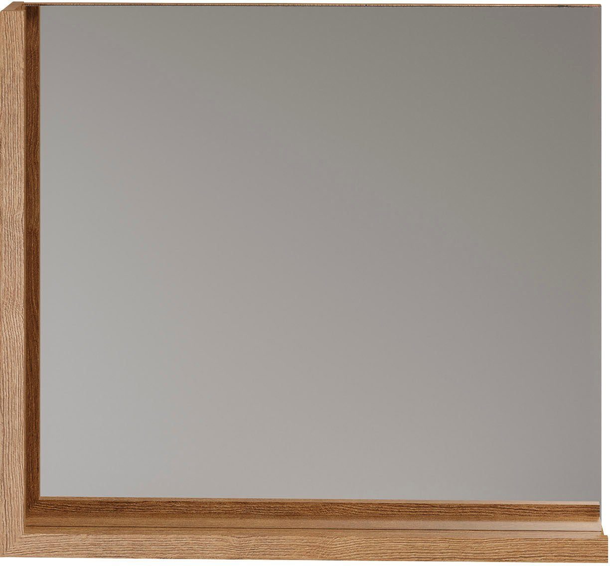 INOSIGN Spiegel Premont Frame en plank in houtlook, bxh ca.: 80 x72 cm (1 stuk)