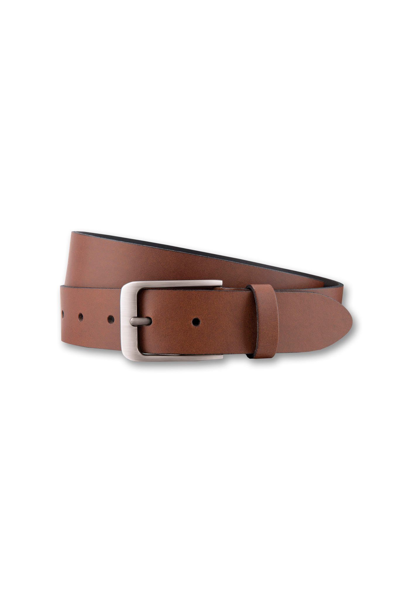 BERND GÖTZ Leren riem in tijdloos klassieke stijl heren riemen maat 115 bruin