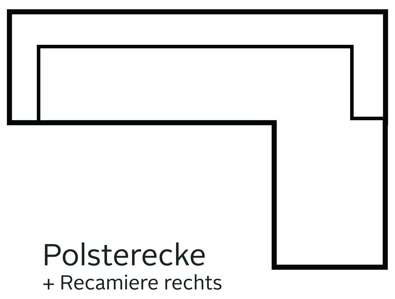 INOSIGN Hoekbank Sapporo L-vorm naar keuze slaapfunctie of verstelbare zitdiepte, binnenvering