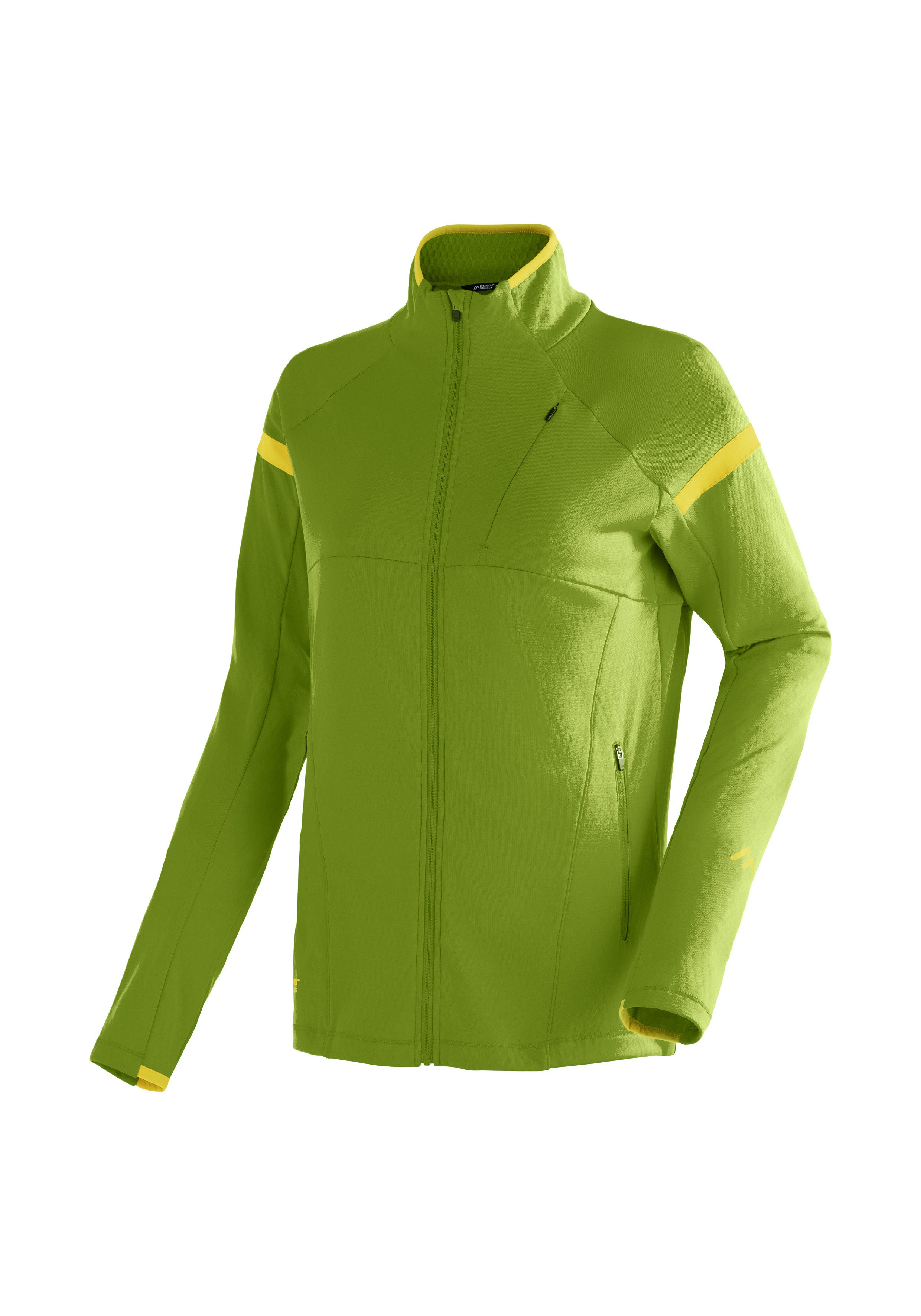 Maier Sports Functioneel shirt Granni W Dames midlayer-jack ademend en snel drogend fleece-jack