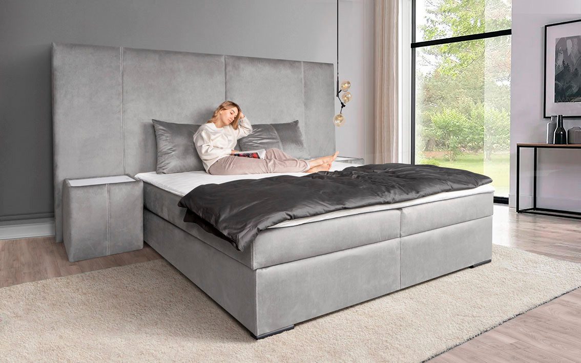 COLLECTION AB Boxspring 30 jaar jubileum model BIG incl. topmatras & bedkist, naar keuze h2,h3,h4