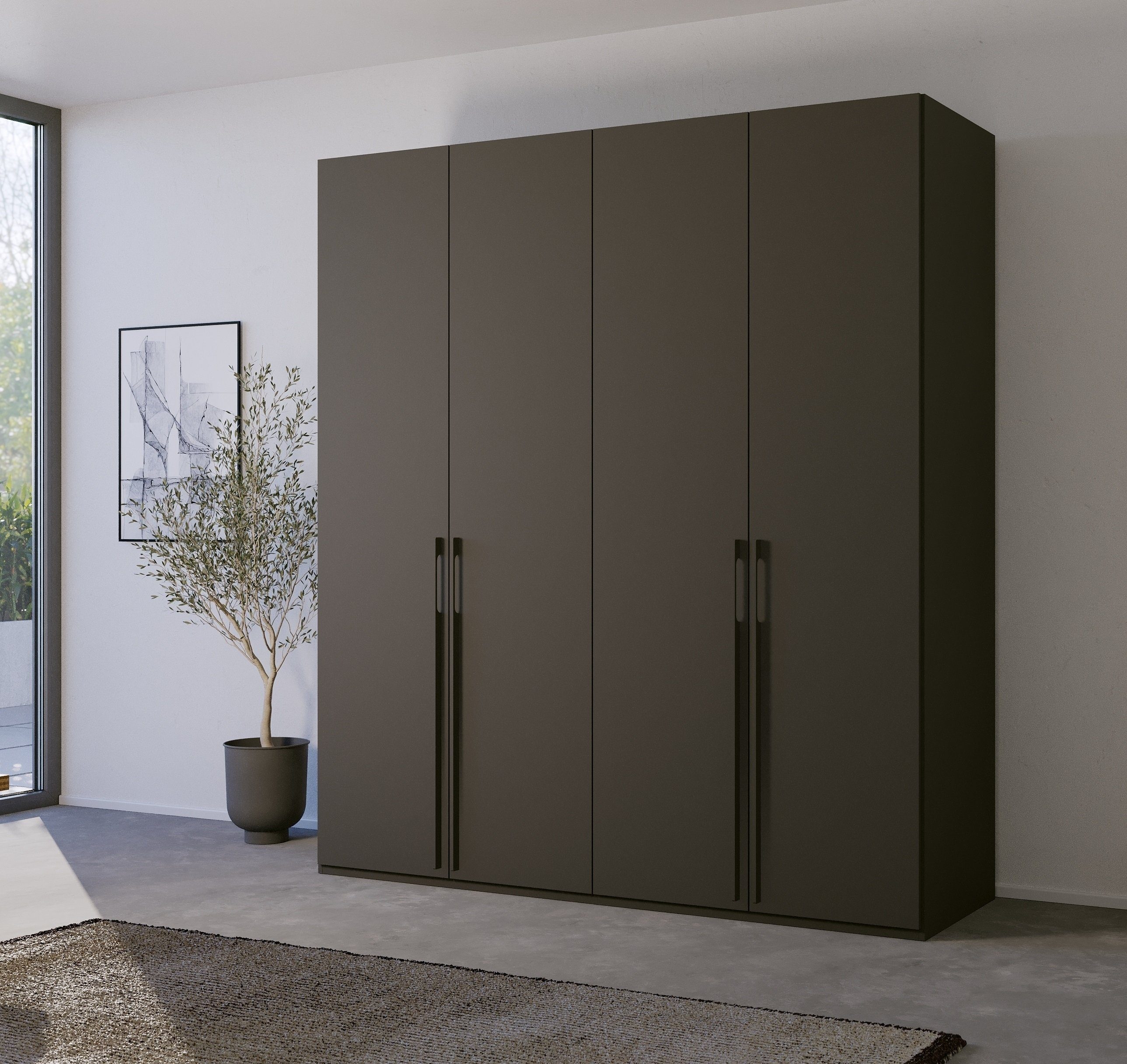 rauch Draaideurkast Skat Pure met elegante handgrepen en praktische inrichting