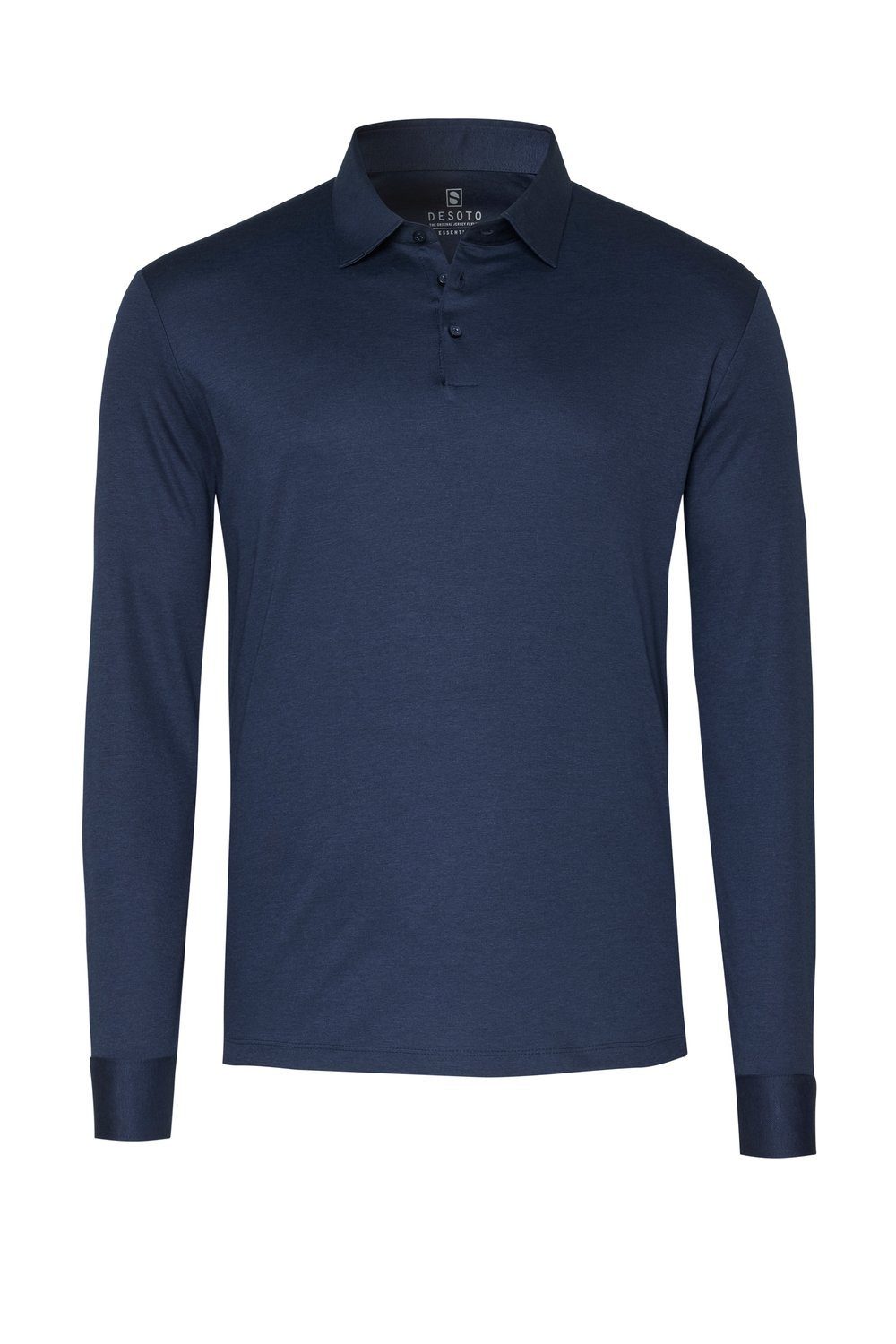 Desoto Poloshirt met lange mouwen Essentieel Polo Kent 1/1