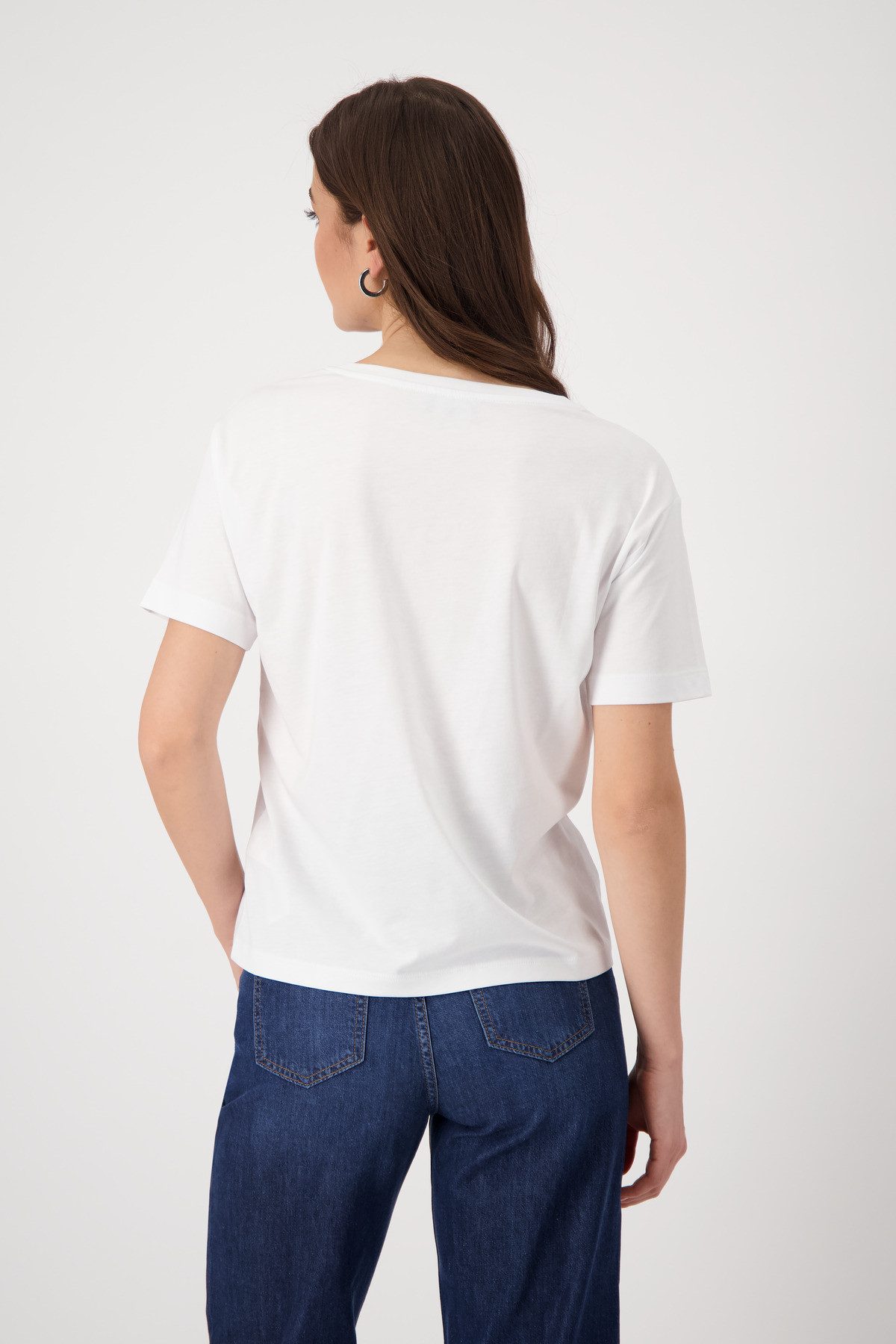 Monari Shirt met ronde hals Met een ronde hals
