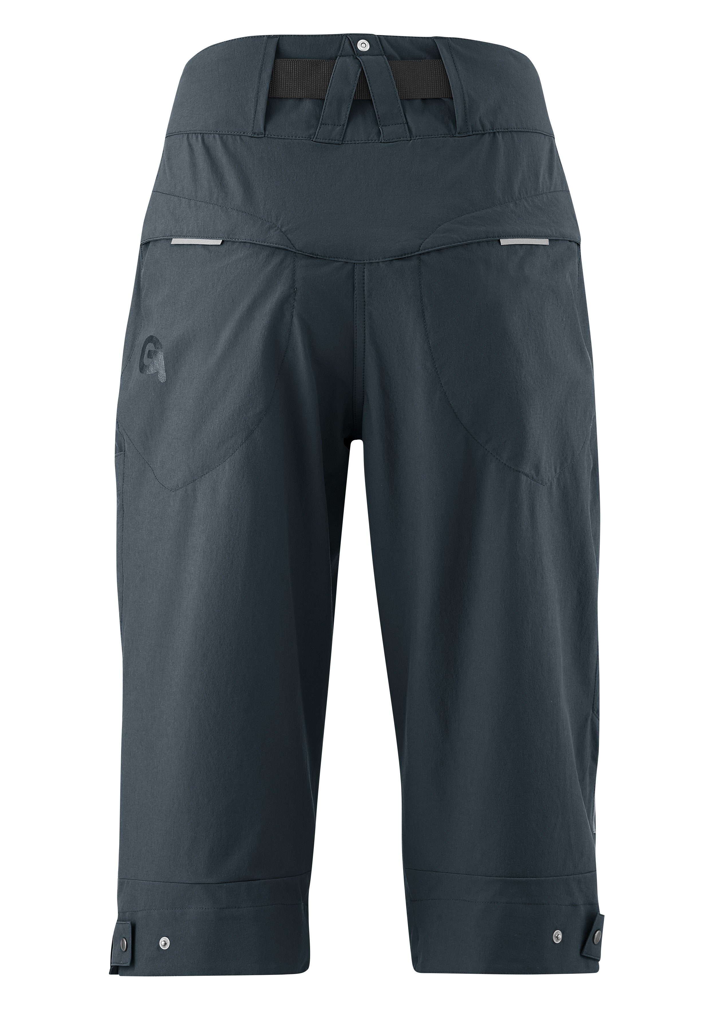 Gonso Fietsbroek Ruth 3/4 Dames 3/4 fietsbroek, binnenbroek met zitkussen, tailleband inclusief riem