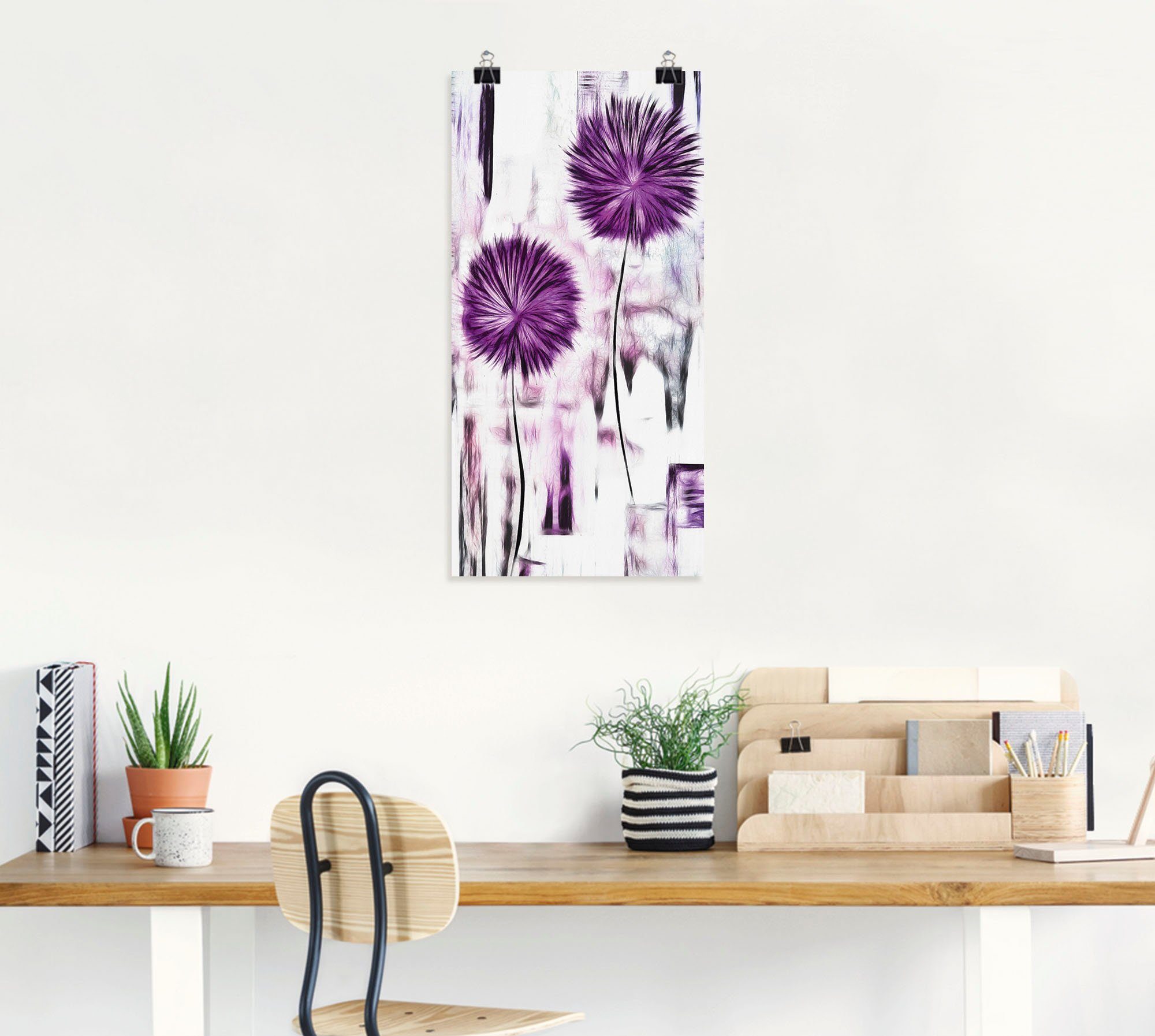 Artland Artprint Bloemen als artprint van aluminium, artprint op linnen, muursticker of poster in verschillende maten