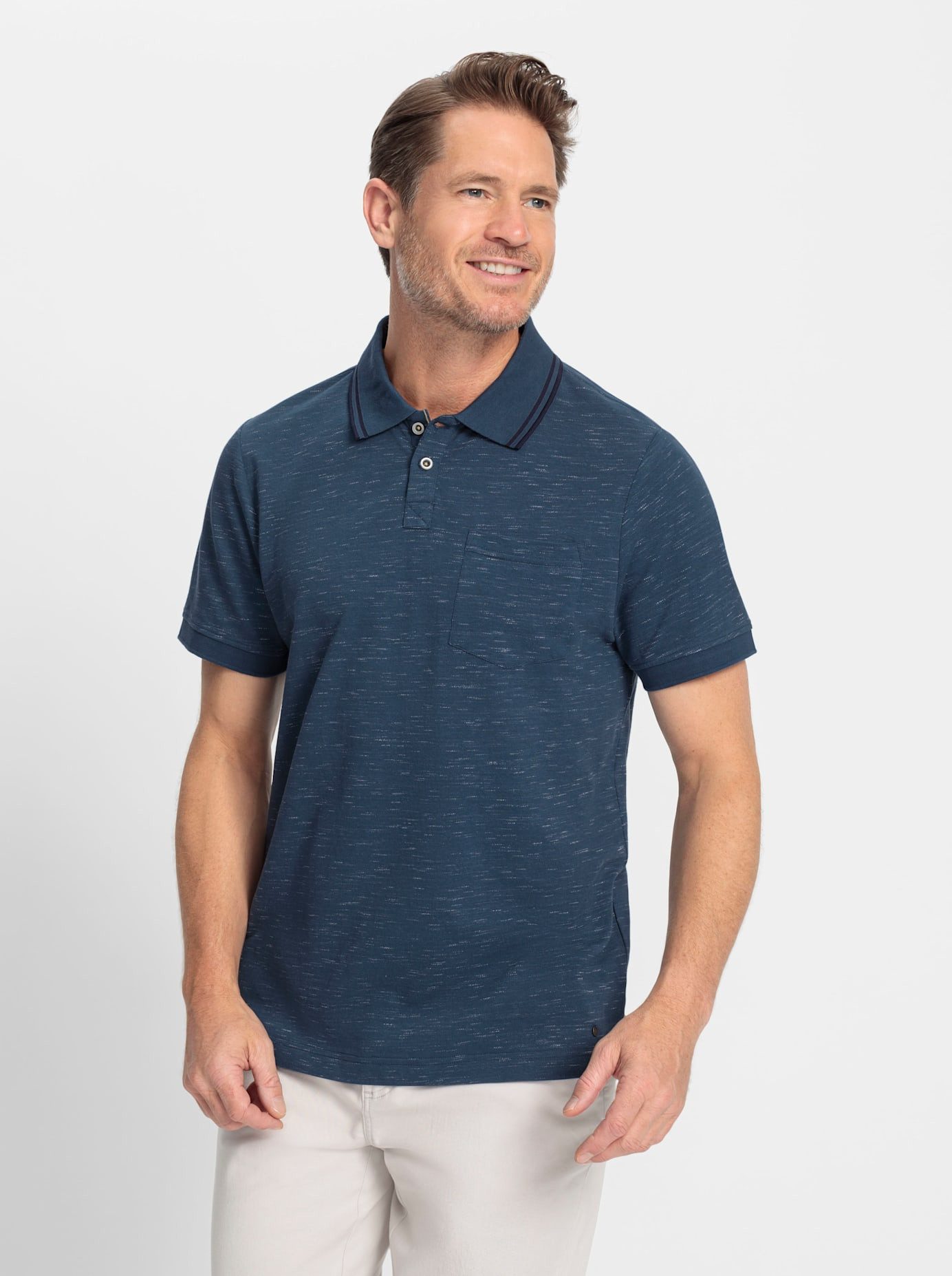Marco Donati Shirt met korte mouwen Poloshirt met korte mouwen (1-delig)