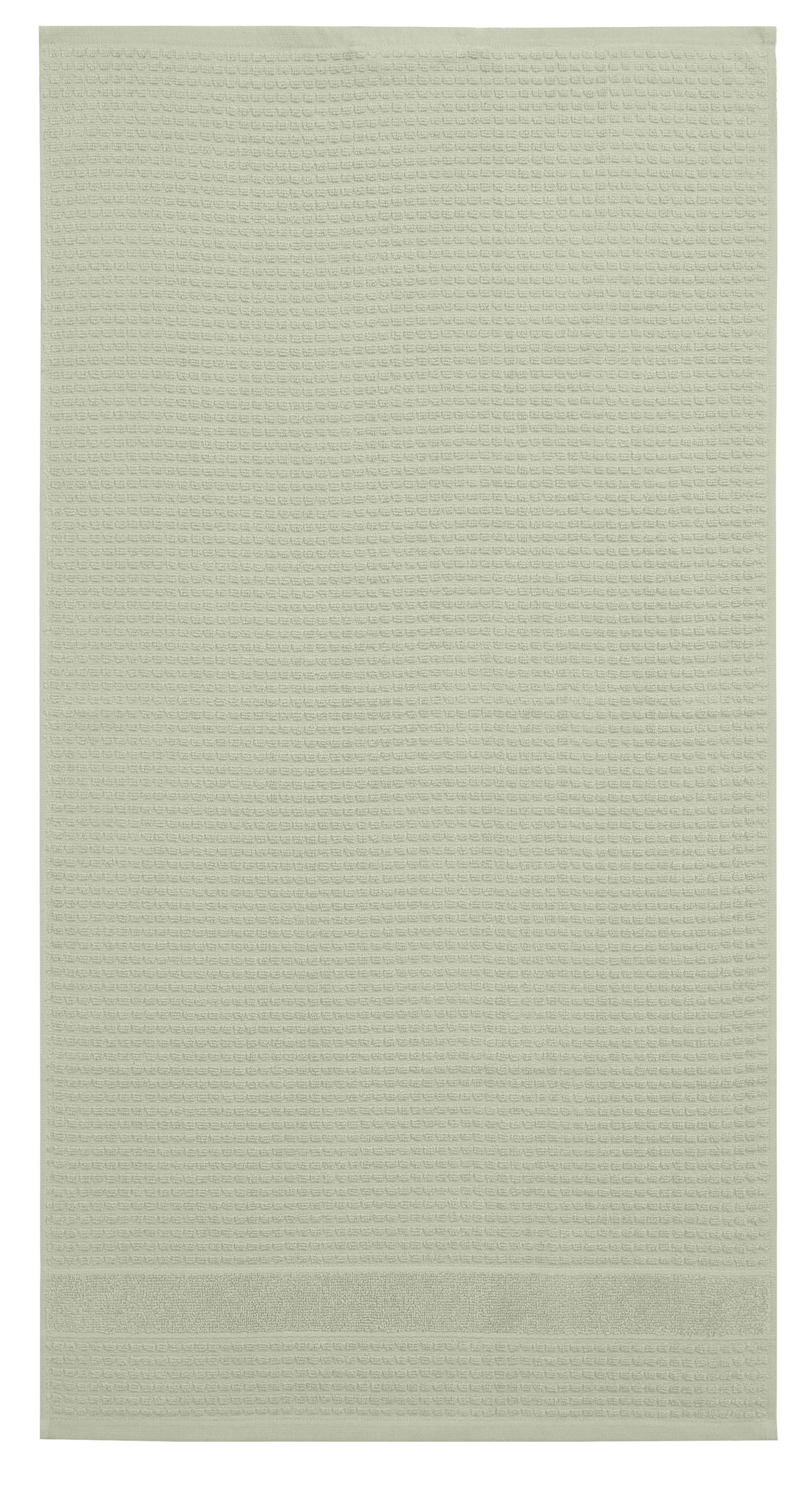 KangaROOS Handdoekenset Zomer, douchehanddoek, handdoek, gastendoeken effen handdoekset van 100% katoen, hoog-laag-effect (set, 5-delig)