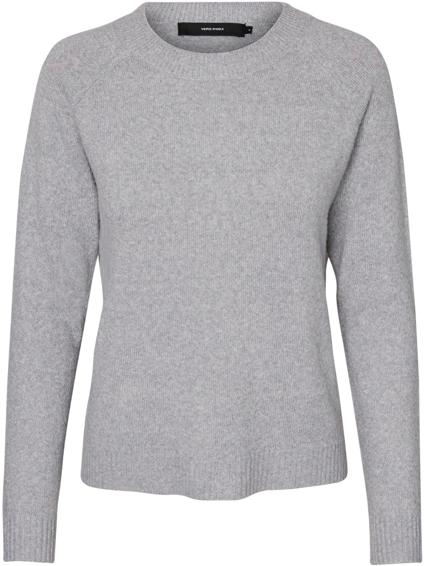 Vero Moda Trui met ronde hals VMDOFFY in gemêleerde look